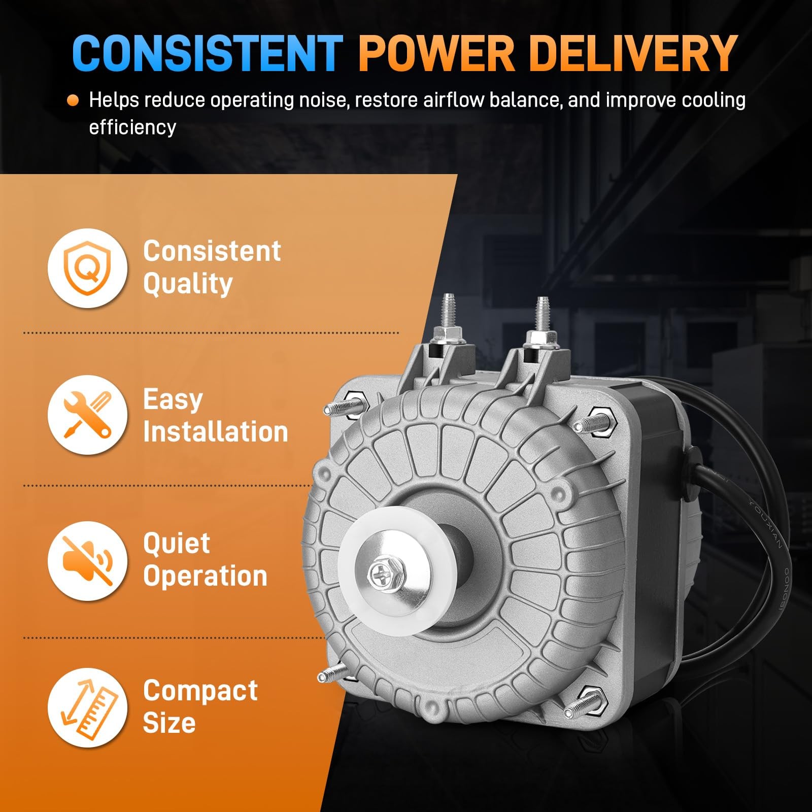 YZF10-20 Condenser Fan AC Motor 120V 18W Shaded Pole Motor YZF18-25 W0301905