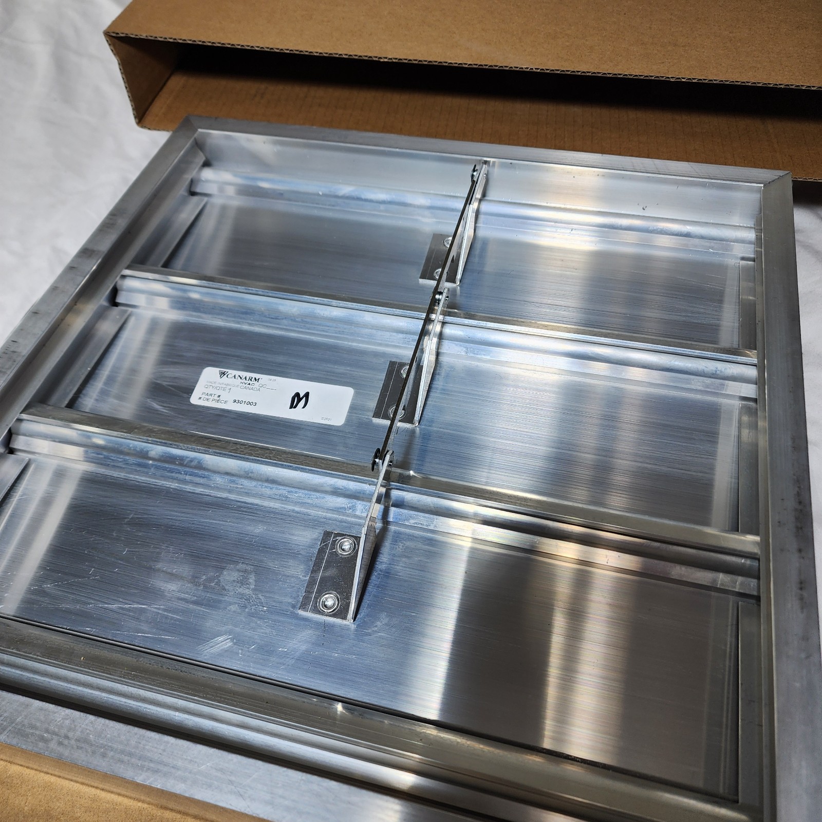 Canarm HVAC 15″ x 15″ Backdraft Damper 9301003
