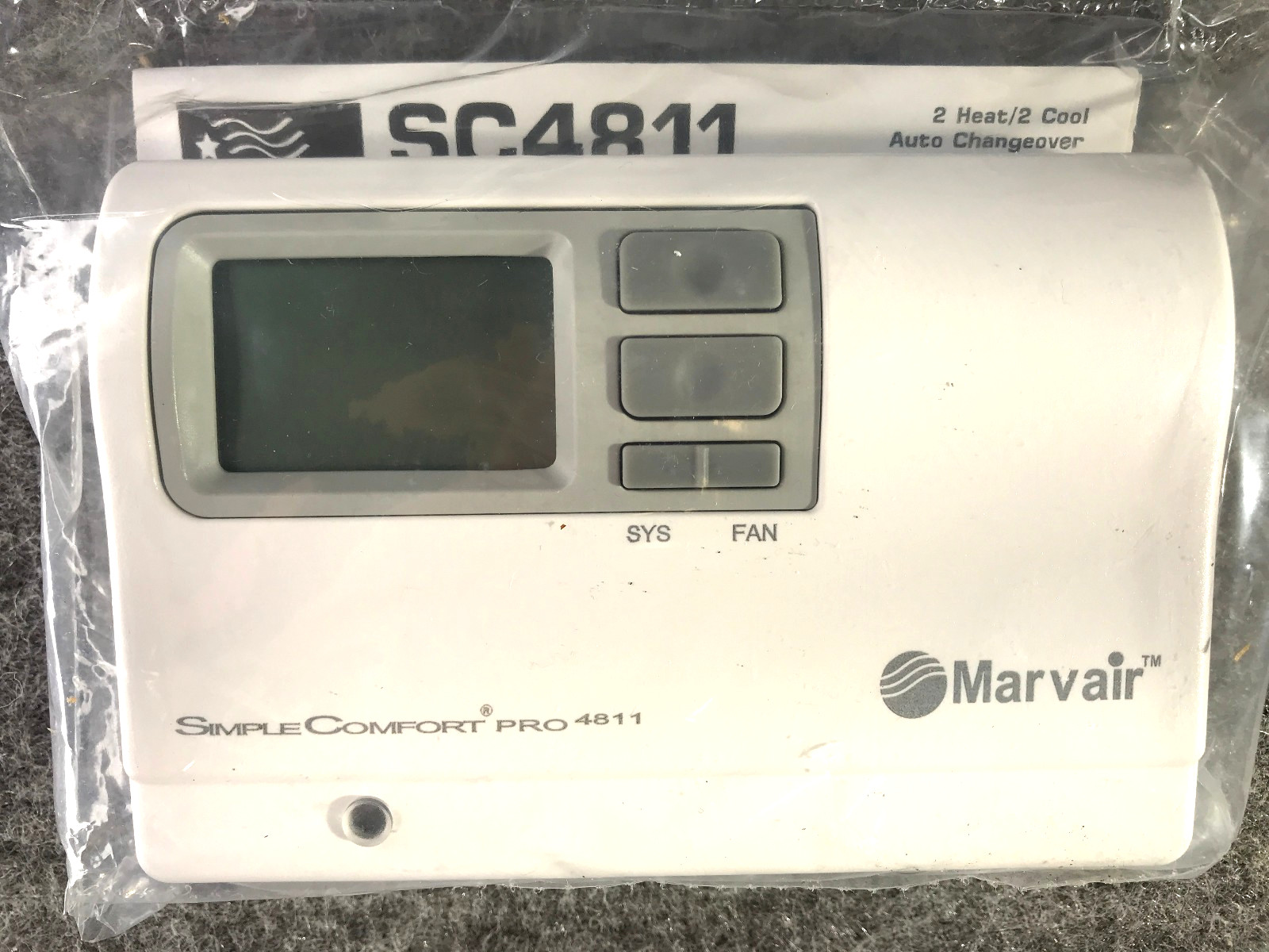 8X Simple Comfort Pro ICM SC4811 2 STORAGE HEAT/ 2 STAGE COOL THERMOSTATS