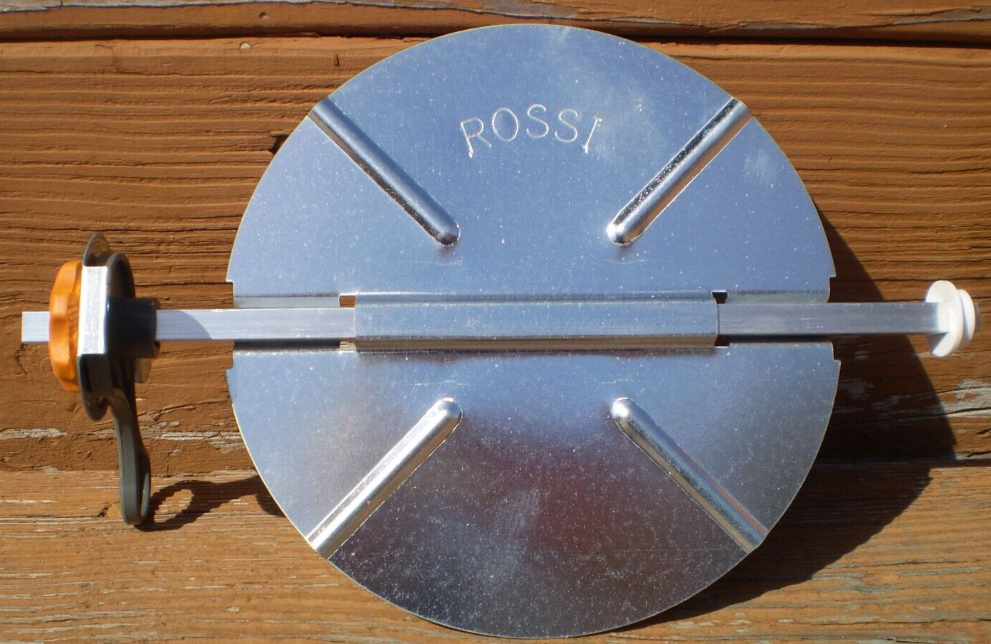 Rossi 8-Inch Diameter Galvanized Duct Volume Damper with Manual Adjusting Arm