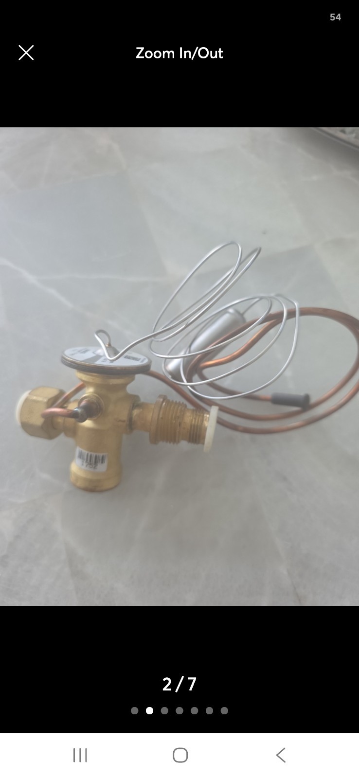 Nordyne 669682 REPLACEMENT TXV THERMOSTATIC EXPANSION VALVE