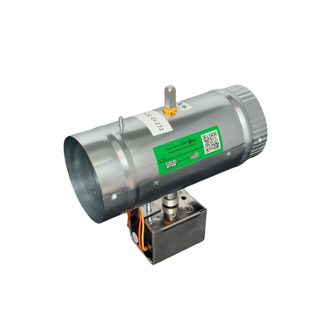 4″ DuroZone HVAC Motorized Electric Zone Control 24ac Power Damper Dampner NSPRD