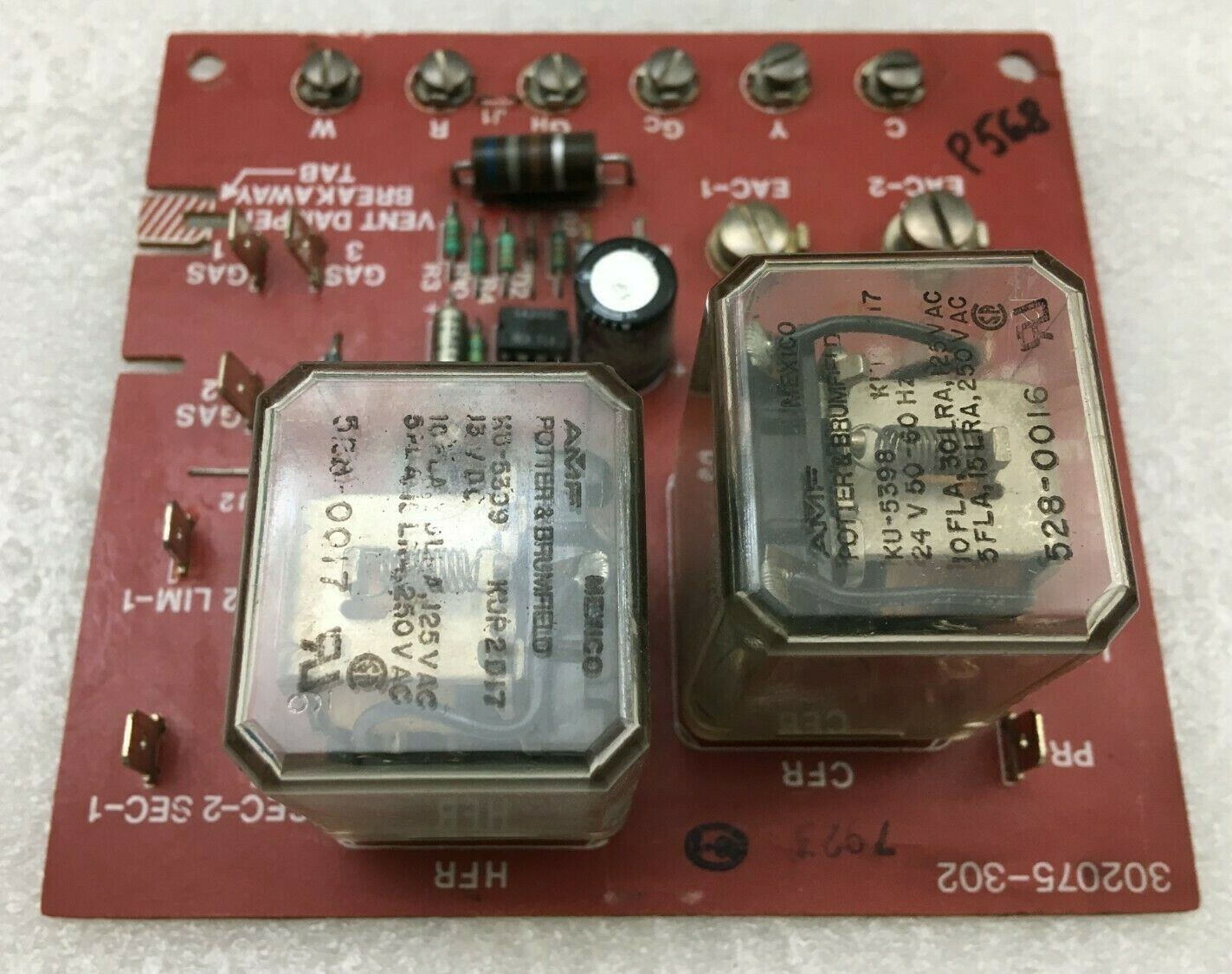 Carrier Bryant Payne 302075-302 Circuit Board used FREE shipping & returns #P568