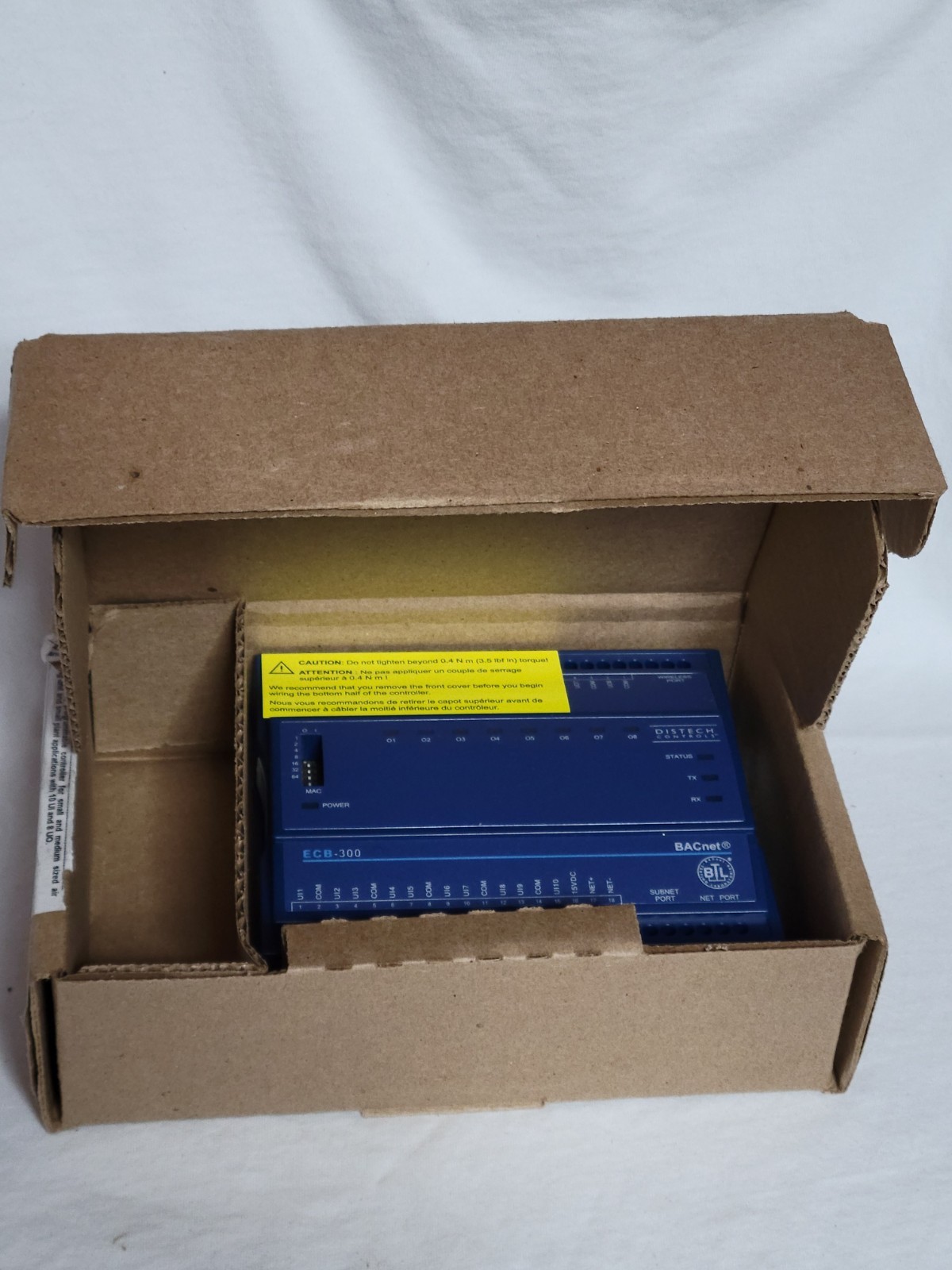 Distech Controls Bacnet ECB-300 I/O Controller- Brand New In Open Box