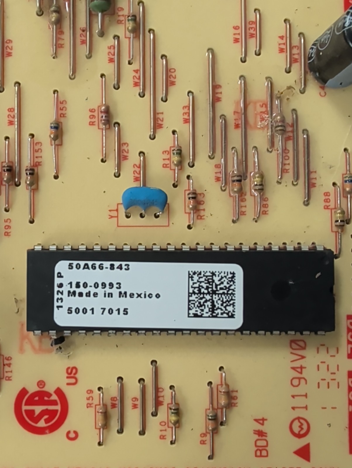 50A66-843 GUARANTEED WORKING TESTED GOOD Furnace Control Circuit Board