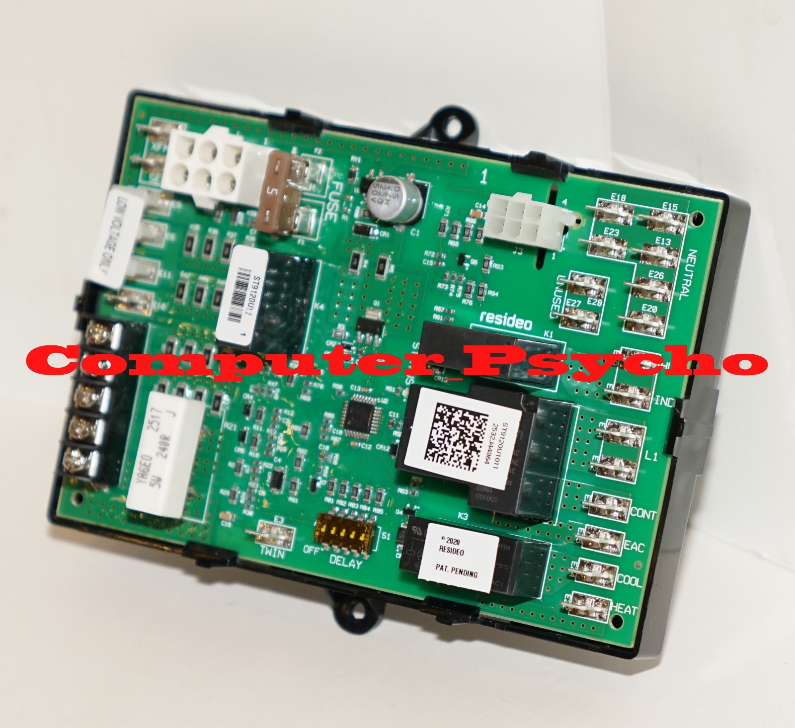 RESIDEO ST9120U1011 UNIVERSAL ELECTRONIC FAN TIMER W ADJUSTABLE HEAT 18 TO 30 V