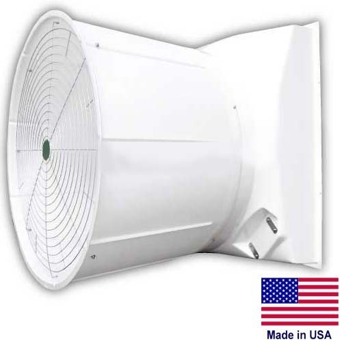 55″ Fiberglass Exhaust Fan – 33,400 CFM – 208-230/460V – 2HP – Belt Driven – 3PH
