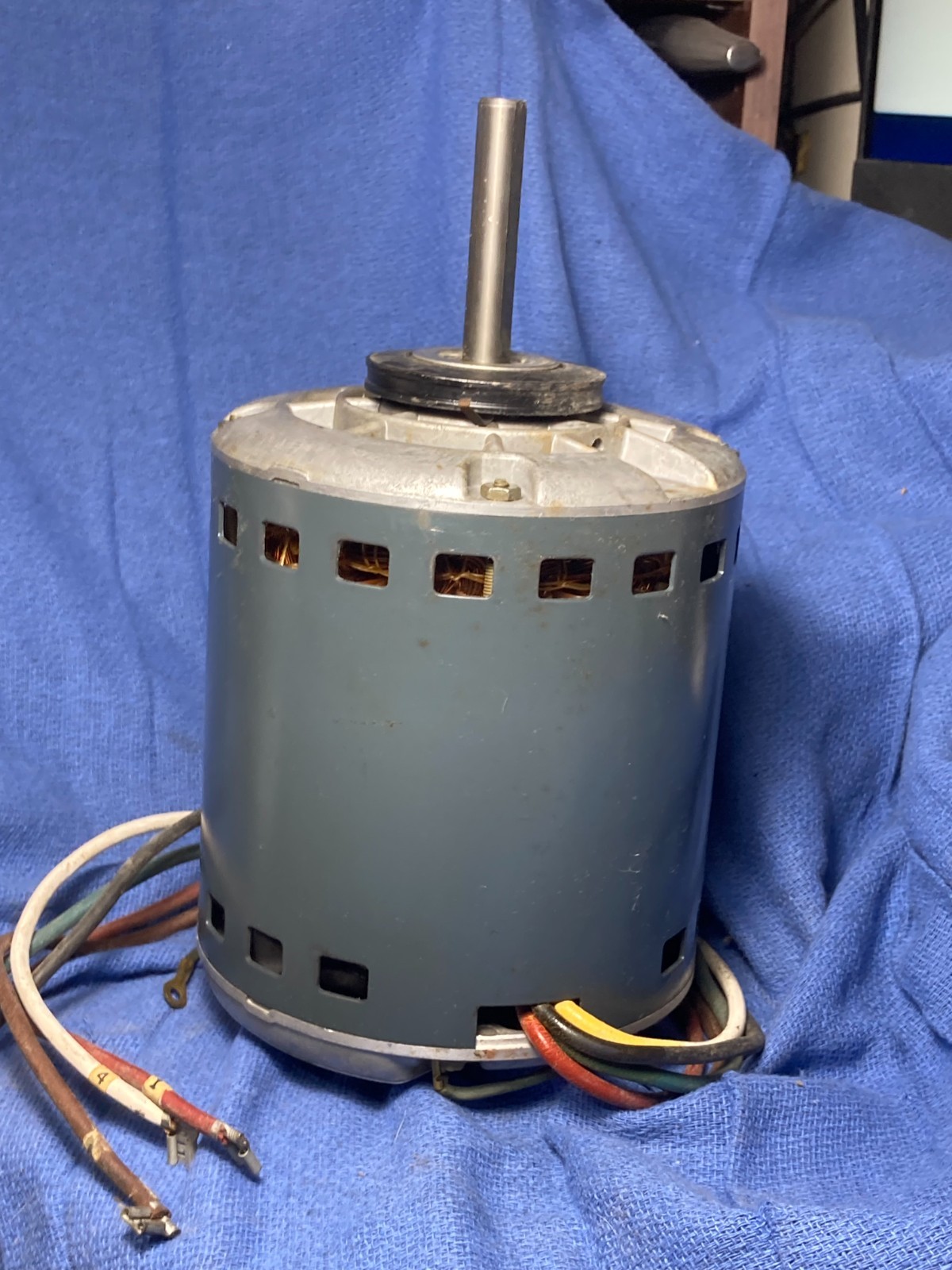 NOS GE HVAC FURNACE Replacement motor 5KCP33PG 557AS MADE IN USA. M-3016-1 AMANA