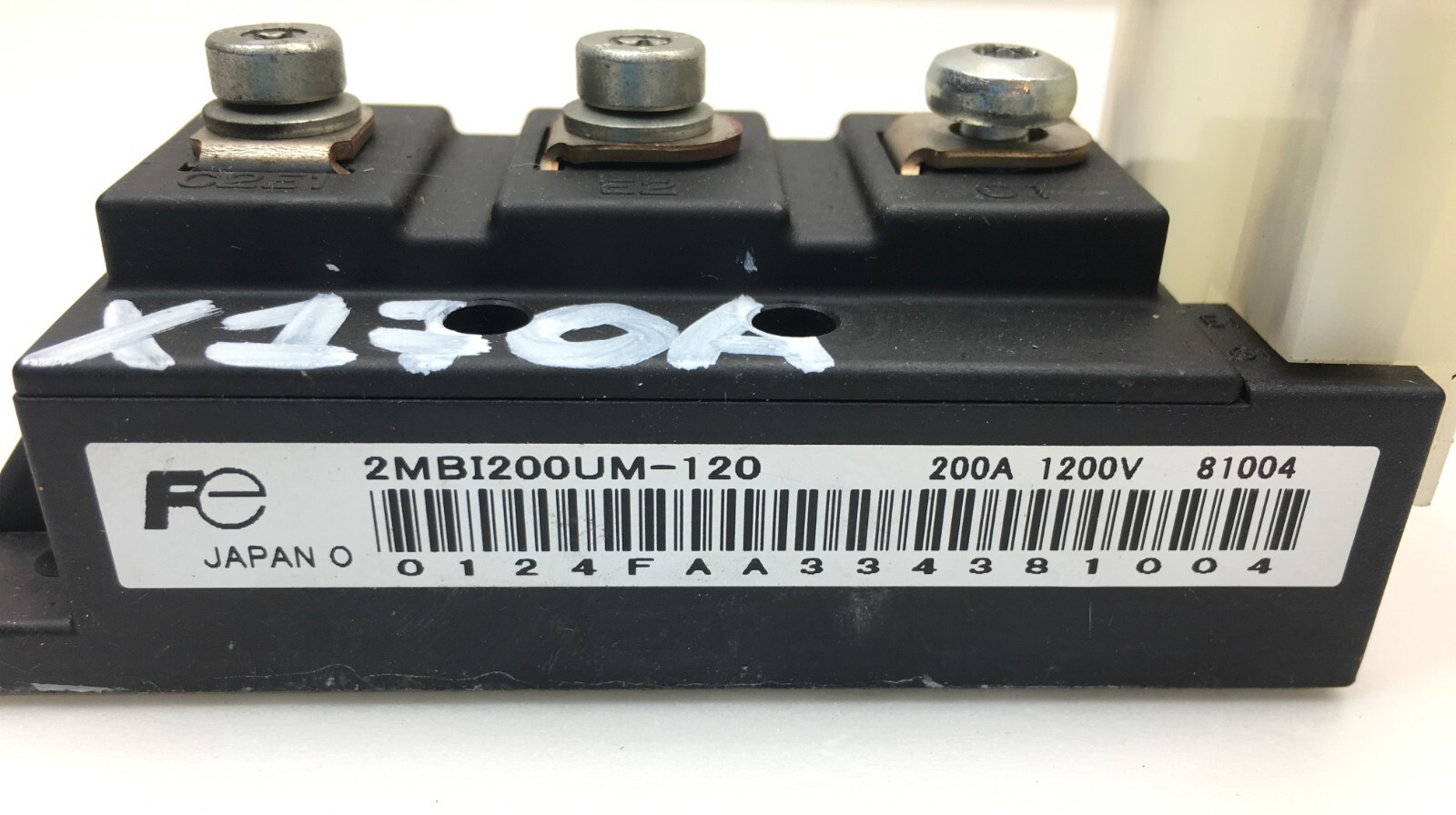 Fuji Electric 2MBI200UM-120 IGBT Power Module 200A 1200V used #X170A