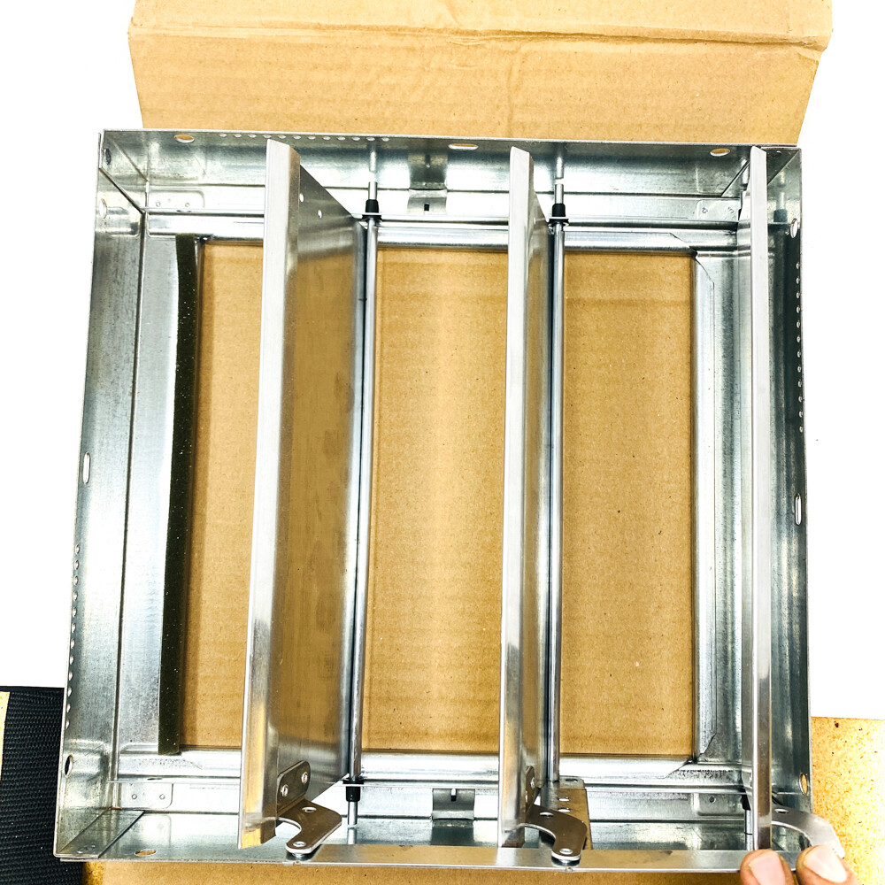 Smart Union BA0267 Square 12 x 12 in HVAC Control Damper, Made in USA