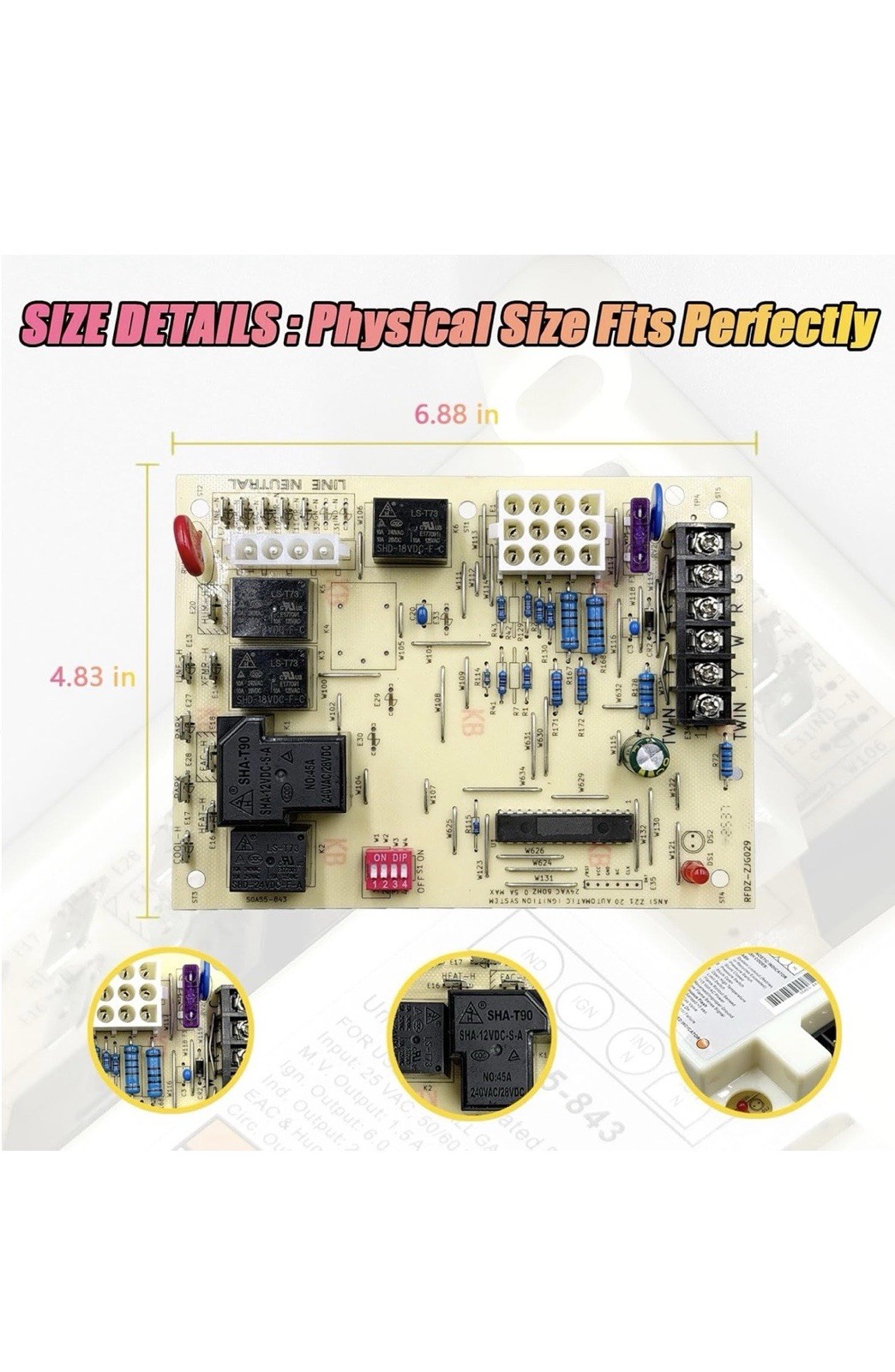White-Rodgers 50A55-843 Furnace Control Board
