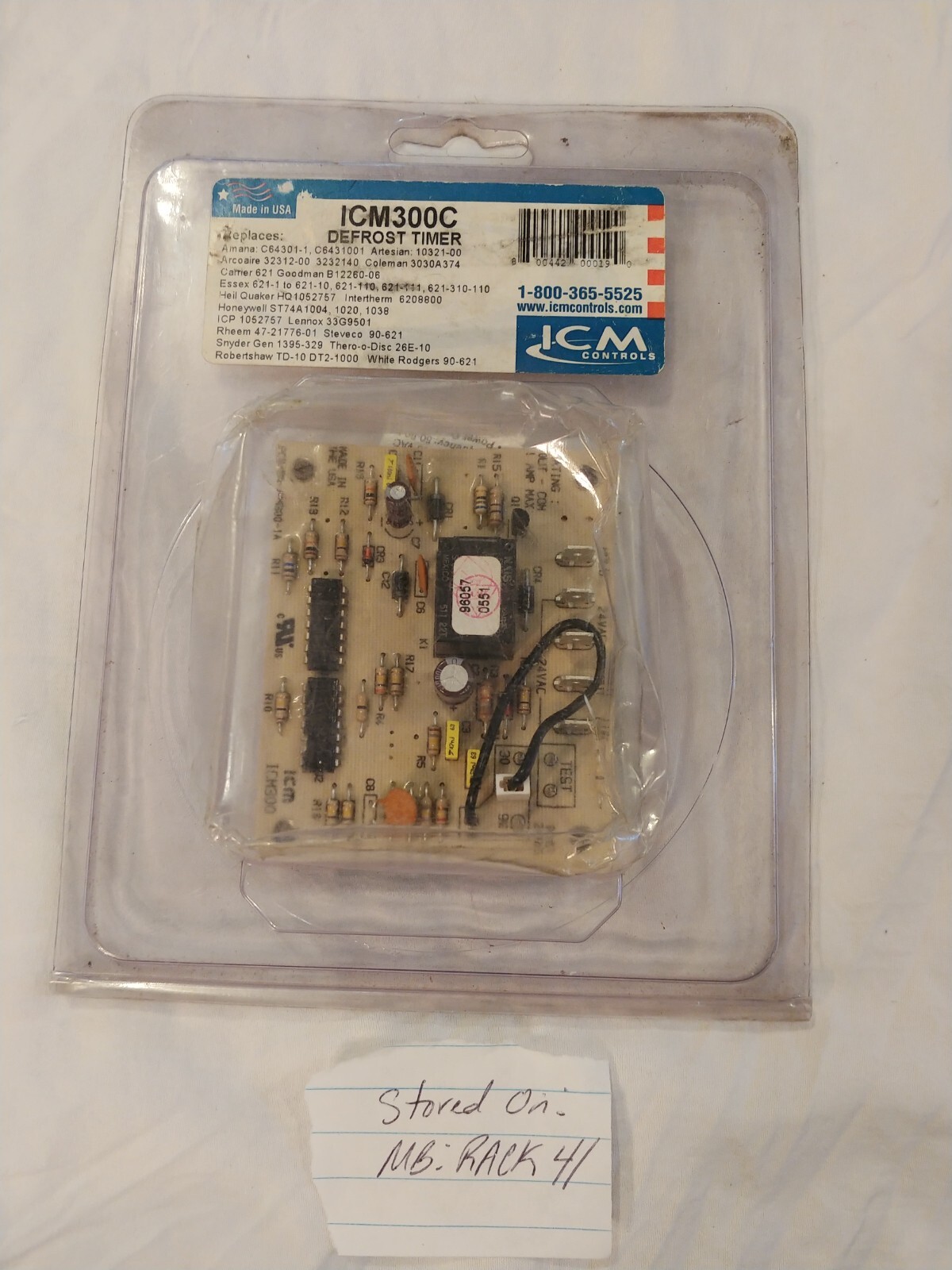 ICM Controls ICM300C Defrost Control Board Amana Goodman Rheem Lennox Honeywell