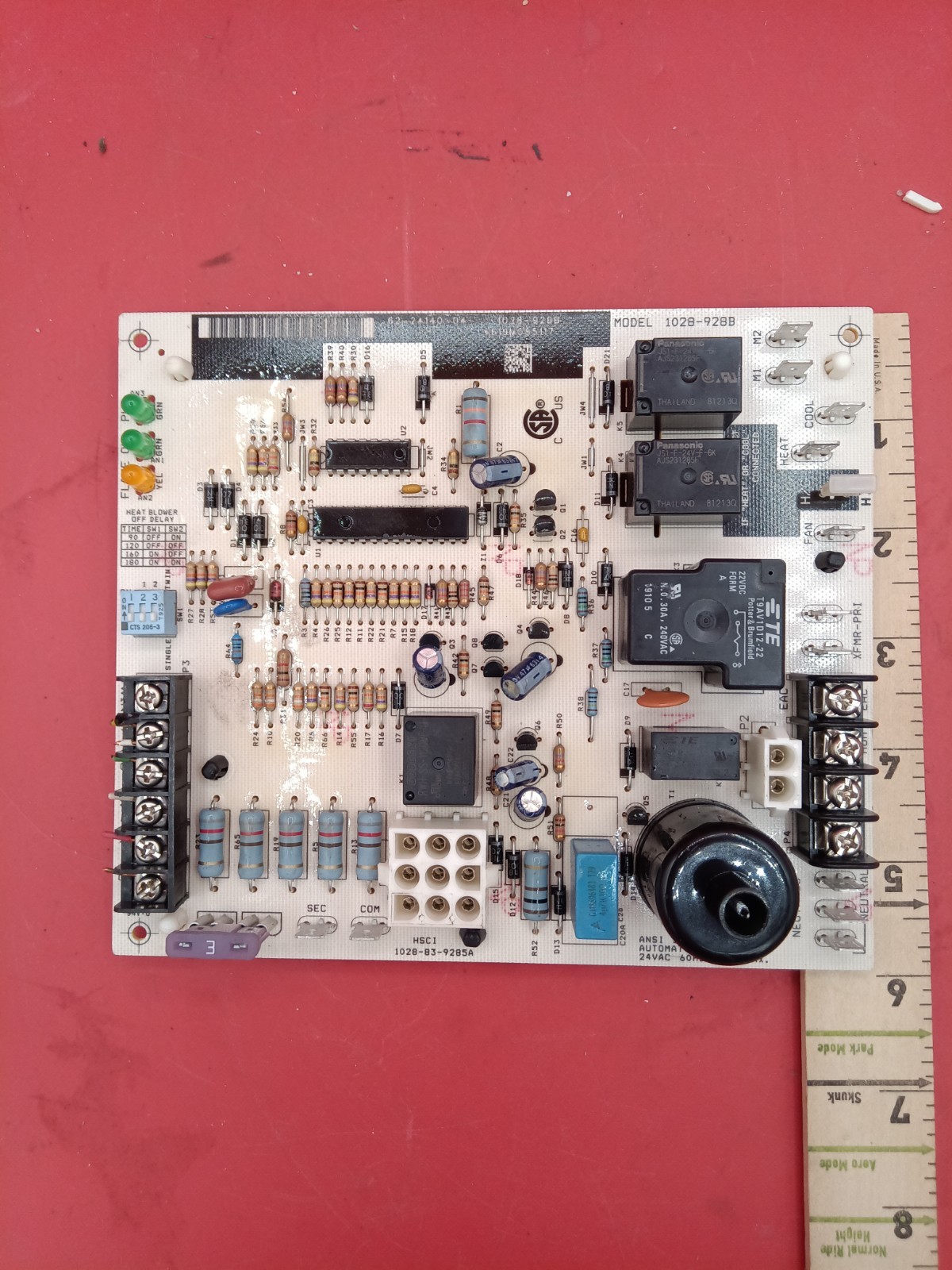 62-24140-04 Gas furnace control board Rheem Ruud 1028-928B