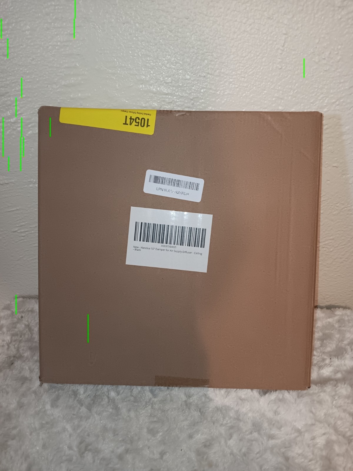 Handua 10″ Manual Damper for Air Supply / Black / New Inbox