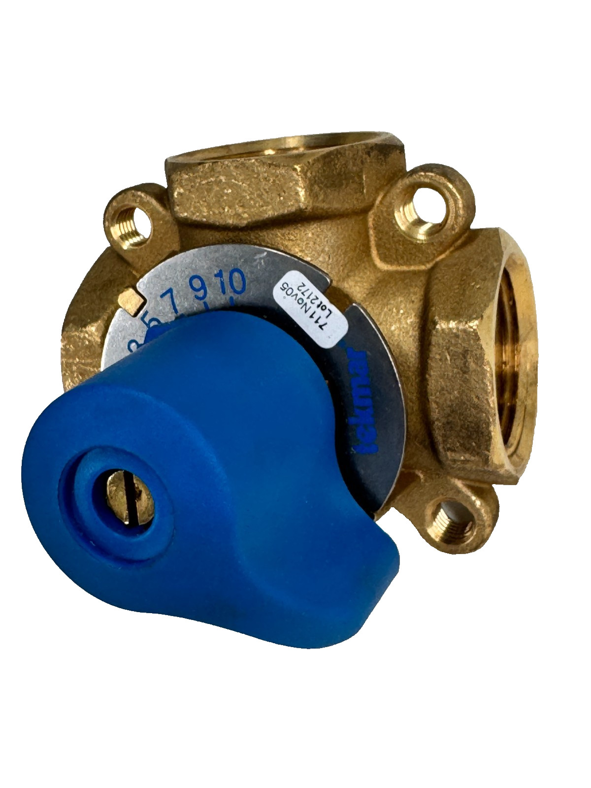 TEKMAR 711 3-Way Mixing Valve 1″ NPT Brass *NIB*