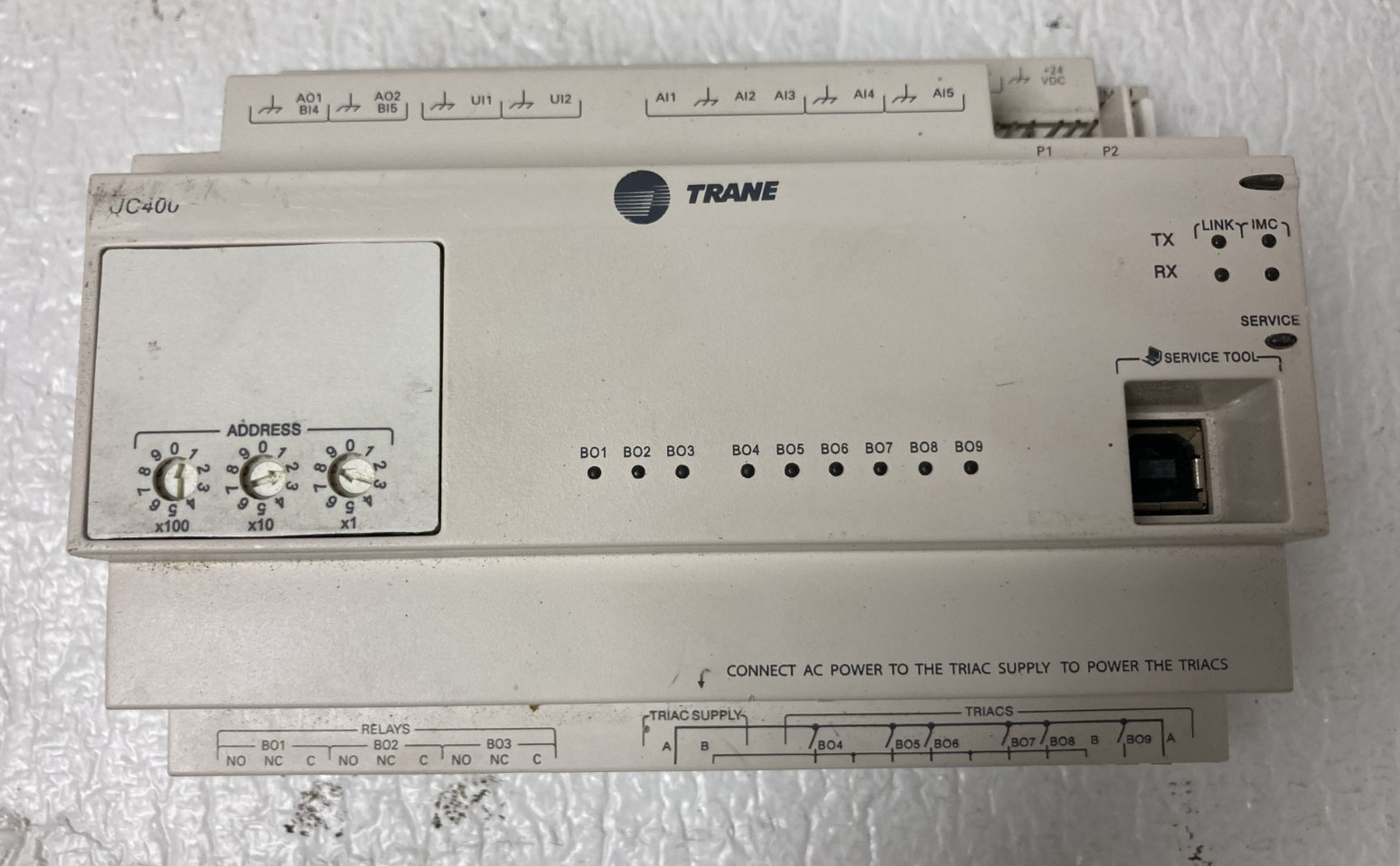 Trane Tracer UC400 Programmable BACnet Controller X13651492-02
