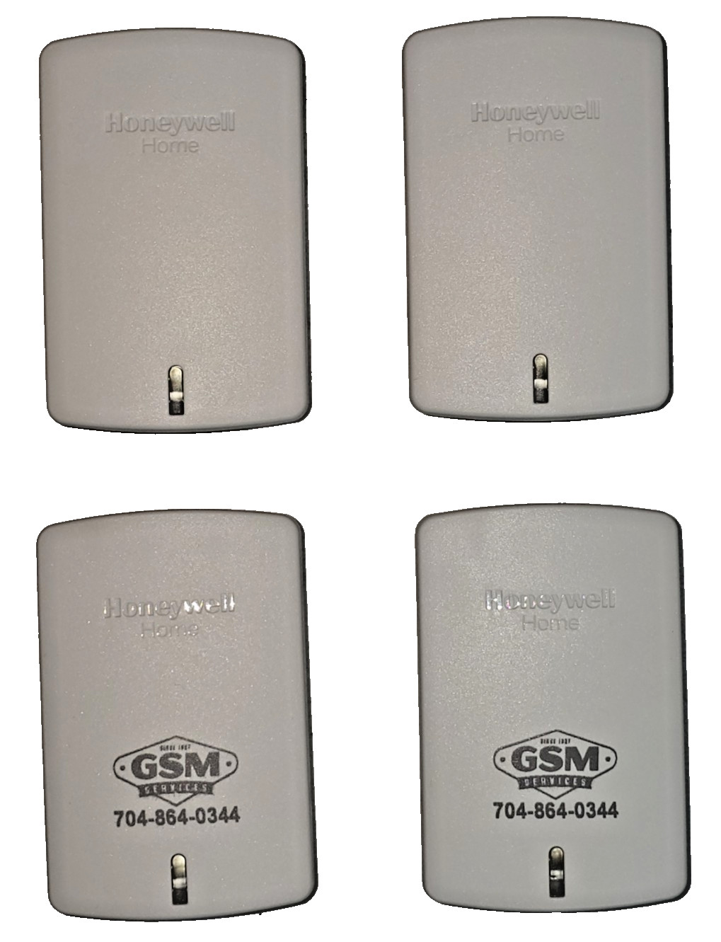Lot of (4) Honeywell Home C7189R1004 White Redlink Wireless Indoor Sensor