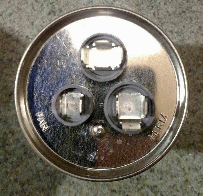 Titan Pro TRCFD555 HVAC Round Dual Motor Run Capacitor 55/5 MFD/UF440/370 VAC