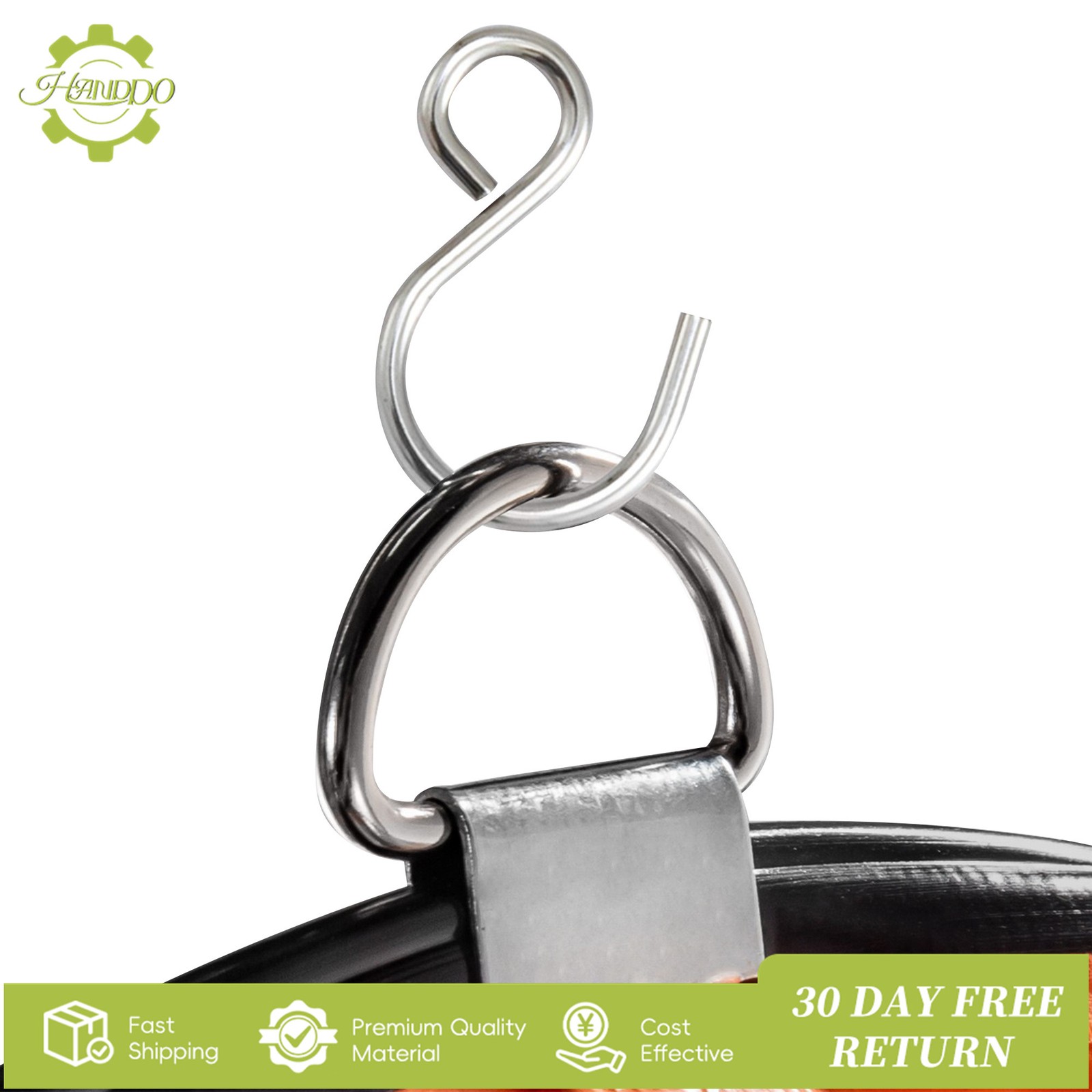 25ft PVC Flexible Duct Hosing with S Hook & Steel Support for 8″ Utility Blower