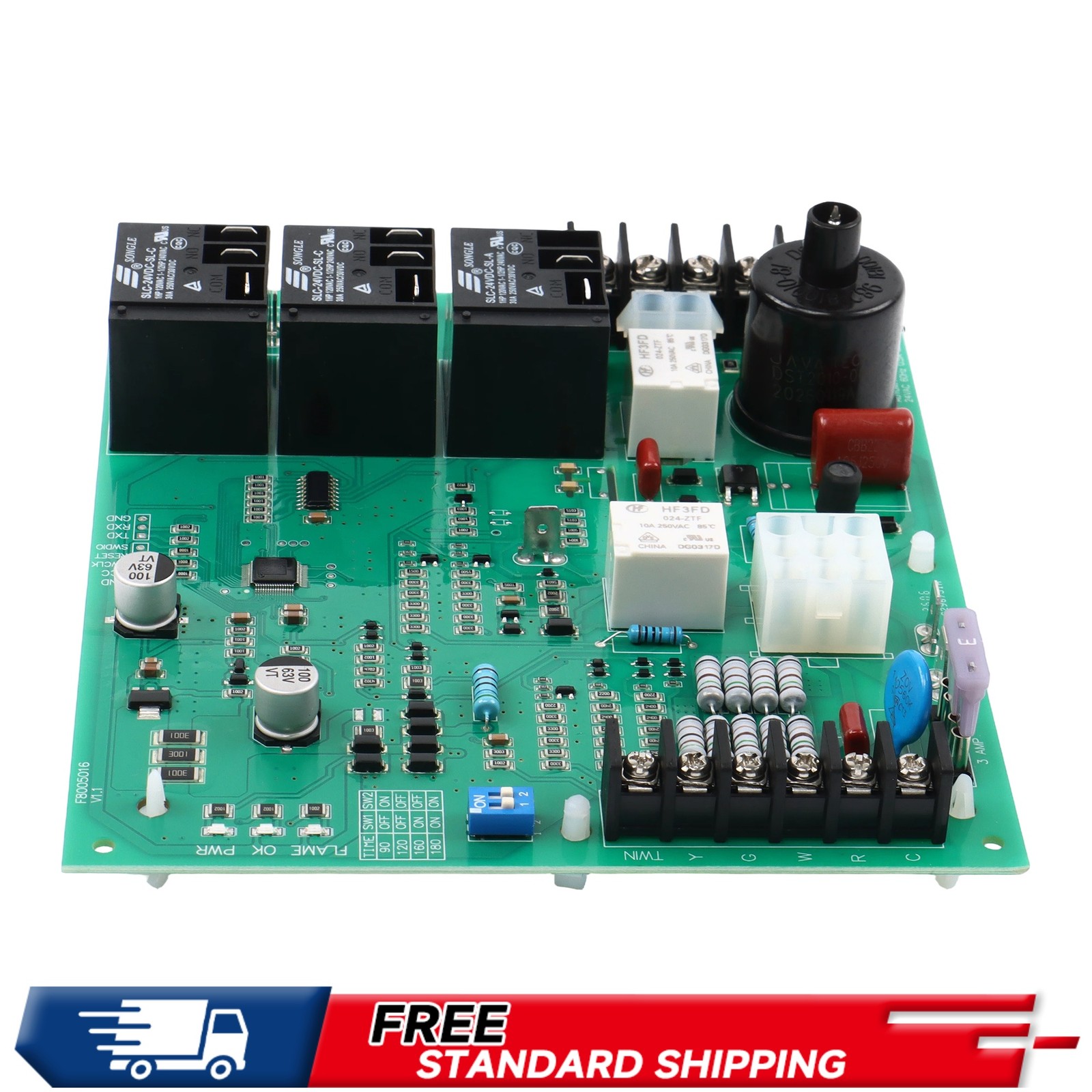 Gas Furnace Circuit Board 62-24140-02 1028-928 Furnace Control Board 62-24140-04