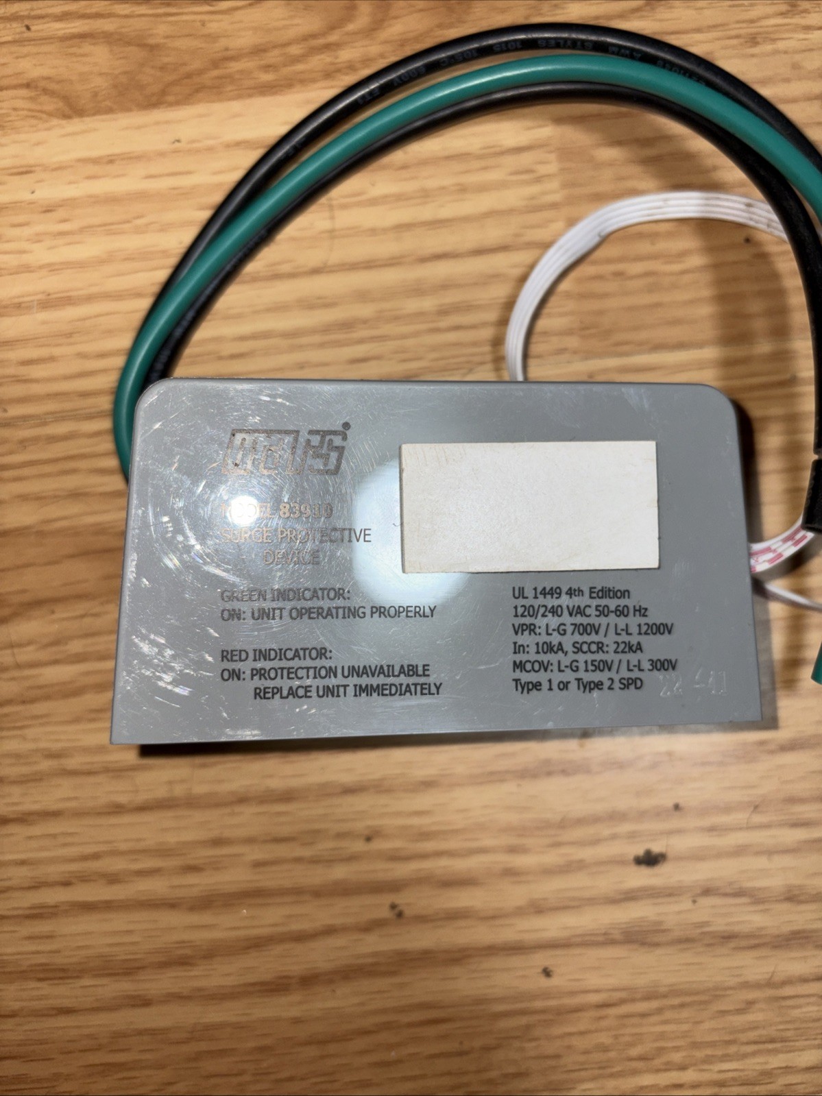 83910 OEM Internal Surge Protective Device for Mars HVAC equipment.