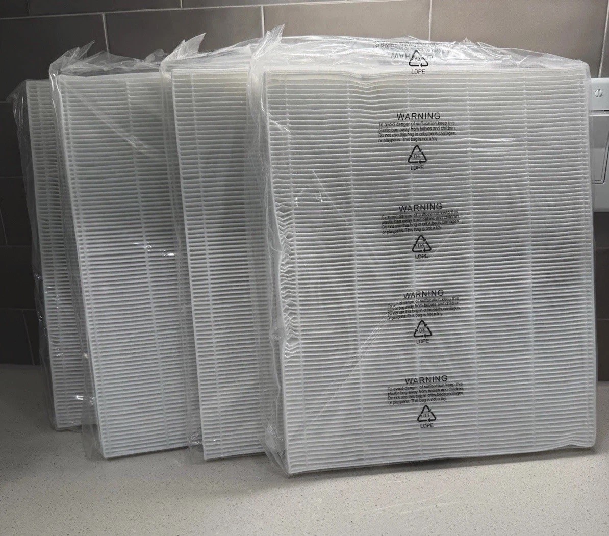 4 Pack C545 True HEPA Replacement Filter S Compatible with Winix C545 Air Purifi