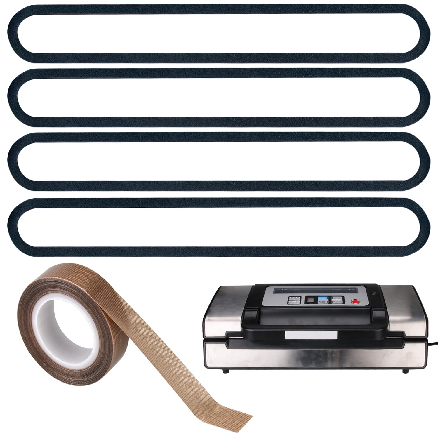 ziHenryDa 4 Pack Foam Replacement Gaskets compatible with 13.5*1.76*0.3, 2
