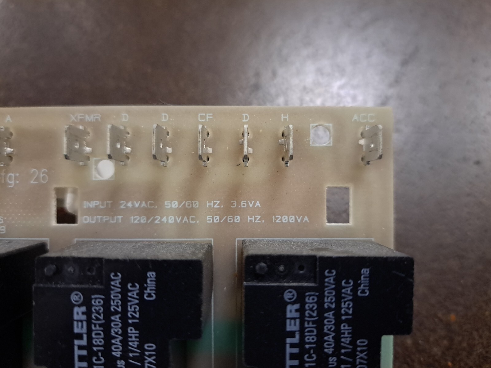LENNOX LB-90676 Furnace Control Circuit Board BCC3-2 65K29 (orange)