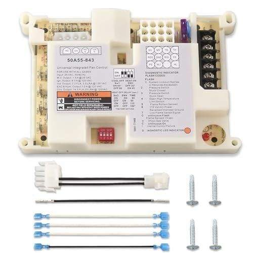 50A55-843 Ignition Control Module Furnace Control Board Universal Integrated Fur