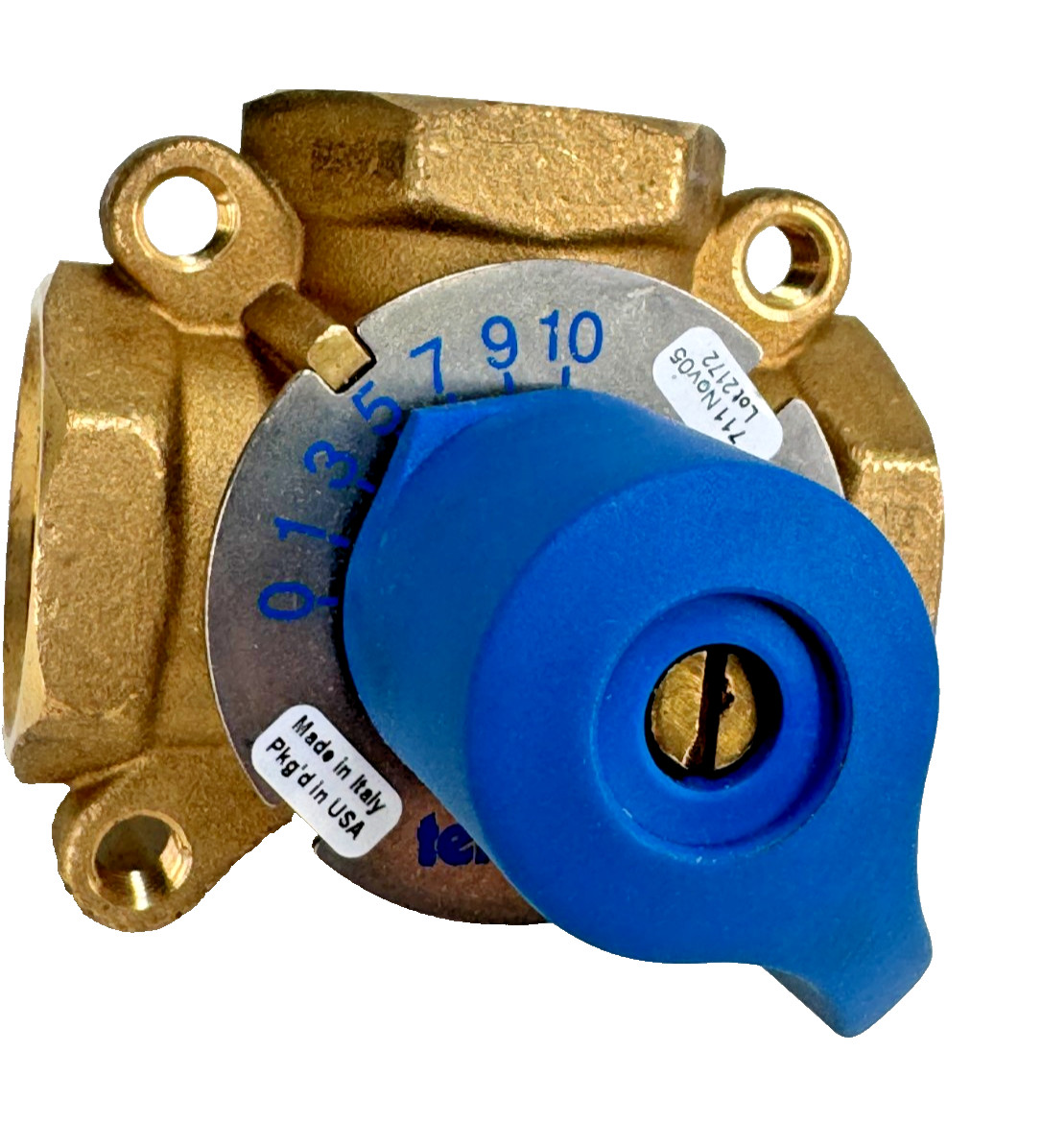 TEKMAR 711 3-Way Mixing Valve 1″ NPT Brass *NIB*