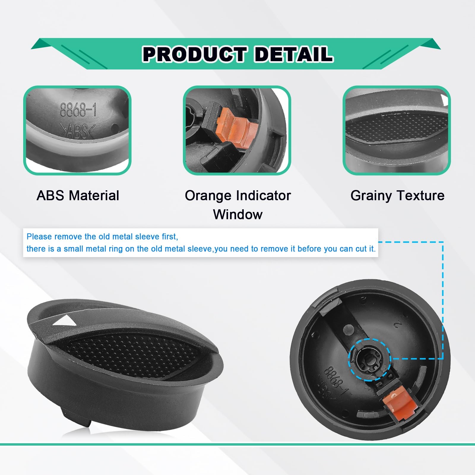 Compatible with 2005-2015 Toyota Tacoma HVAC Heater Control Knob A/C Air…
