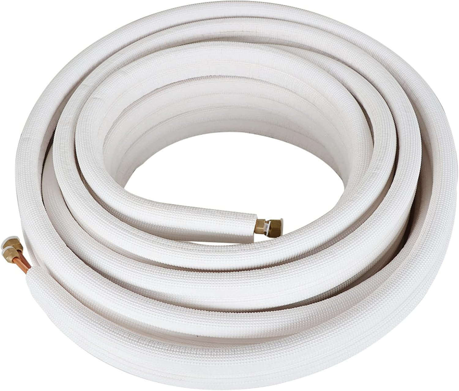 50FT Insulated Copper Hose for Mini Split AC – 1/4 & 3/8 Inch Extension Kit