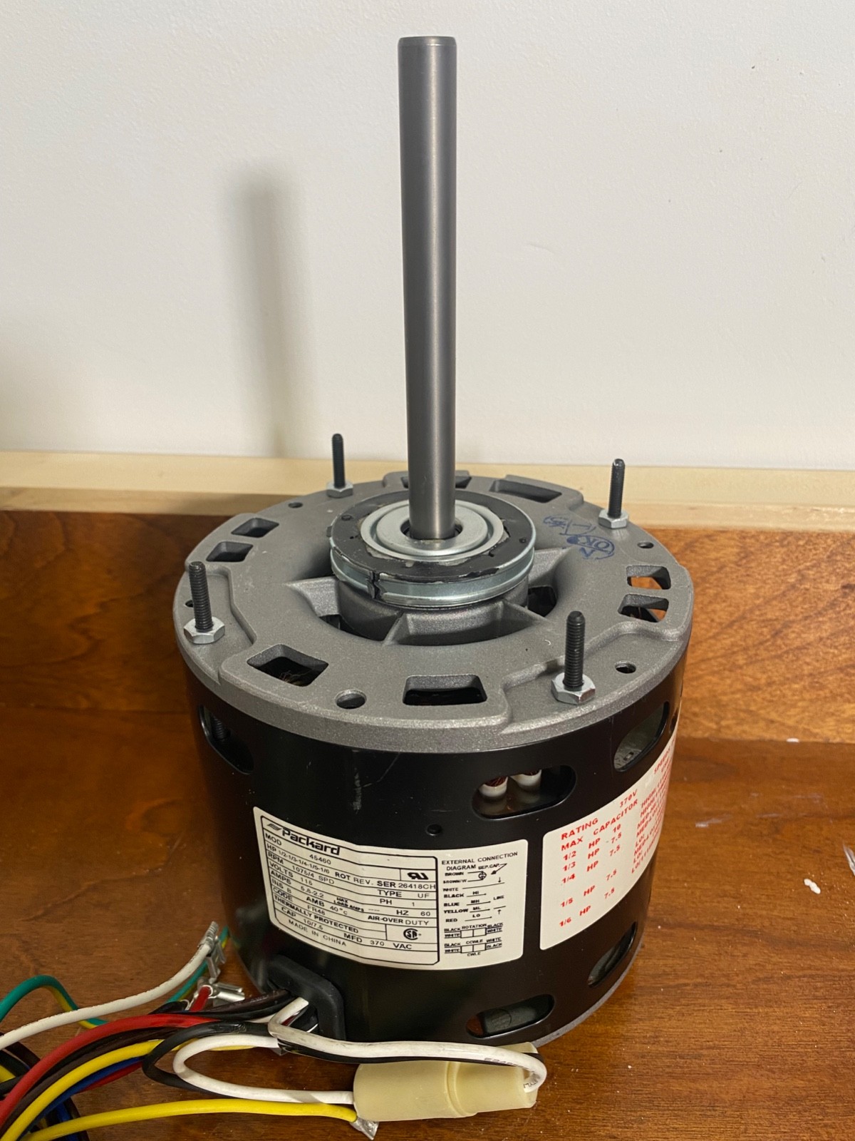 Packard 45460 – Direct Drive Blower Motor – Multi-horsepower
