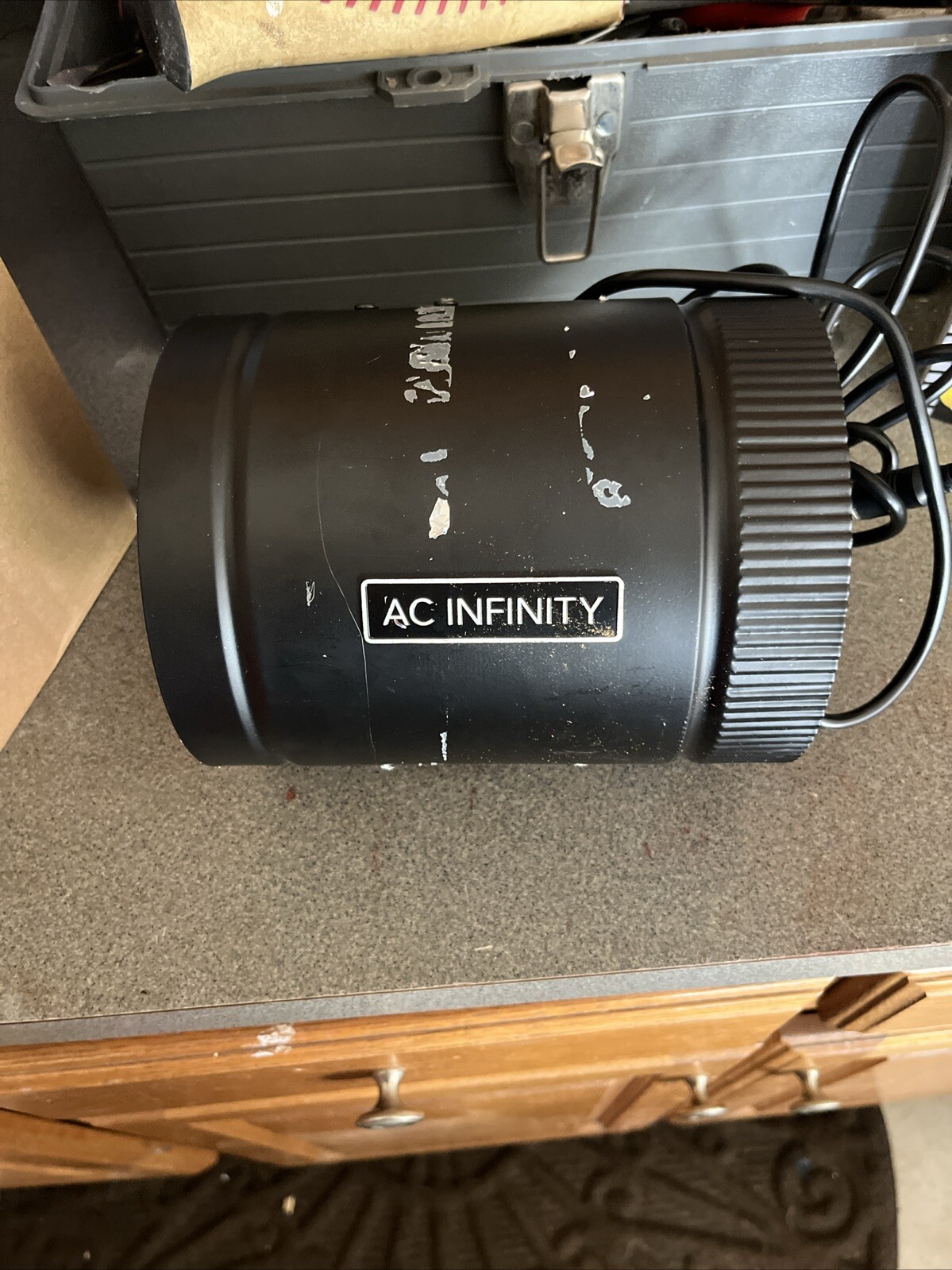 AC Infinity Raxial S6 Inline Duct Booster Fan with Speed Controller