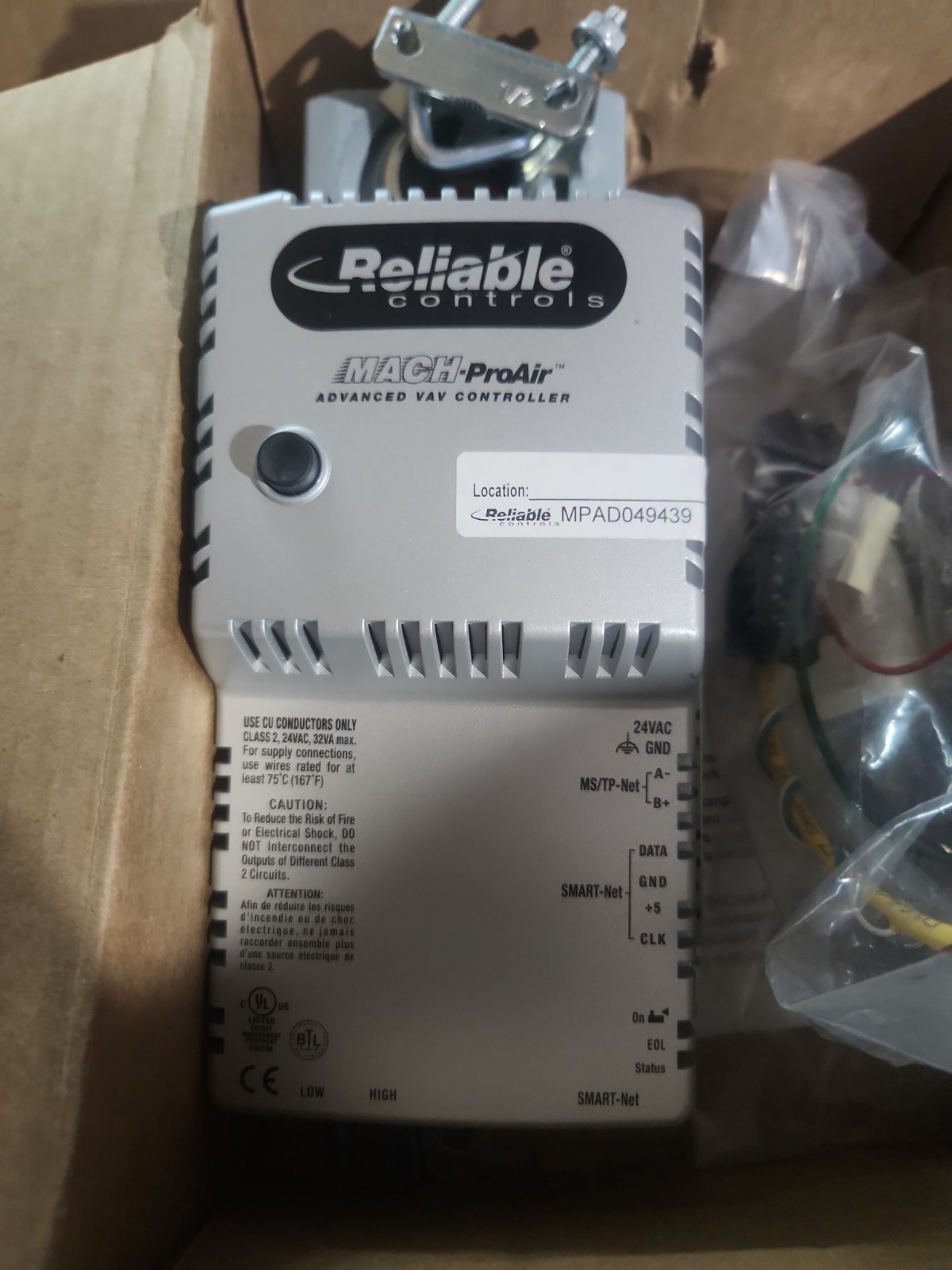 Reliable Controls MACH-ProAir Advanced VAV (Variable Air Volume) Controlle