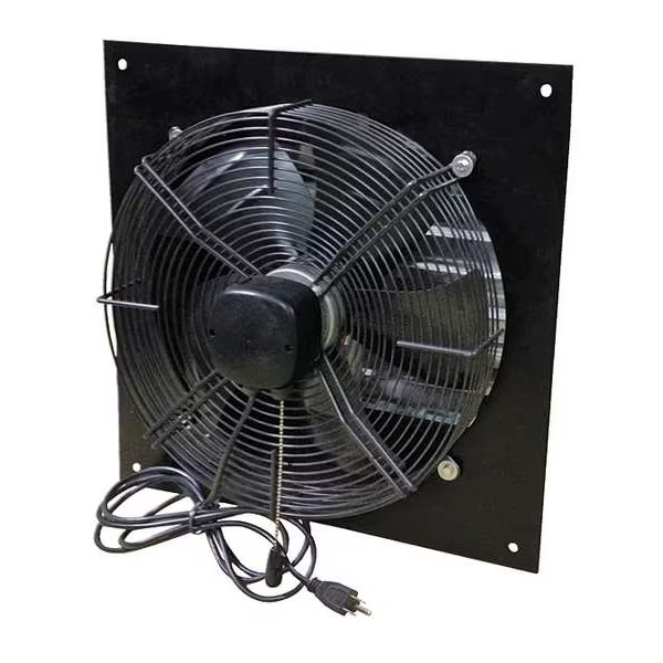 Canarm Shutter Mount Exhaust Fan, 12″, 3 Speed, 1100/900/800 cfm XFS12 Steel