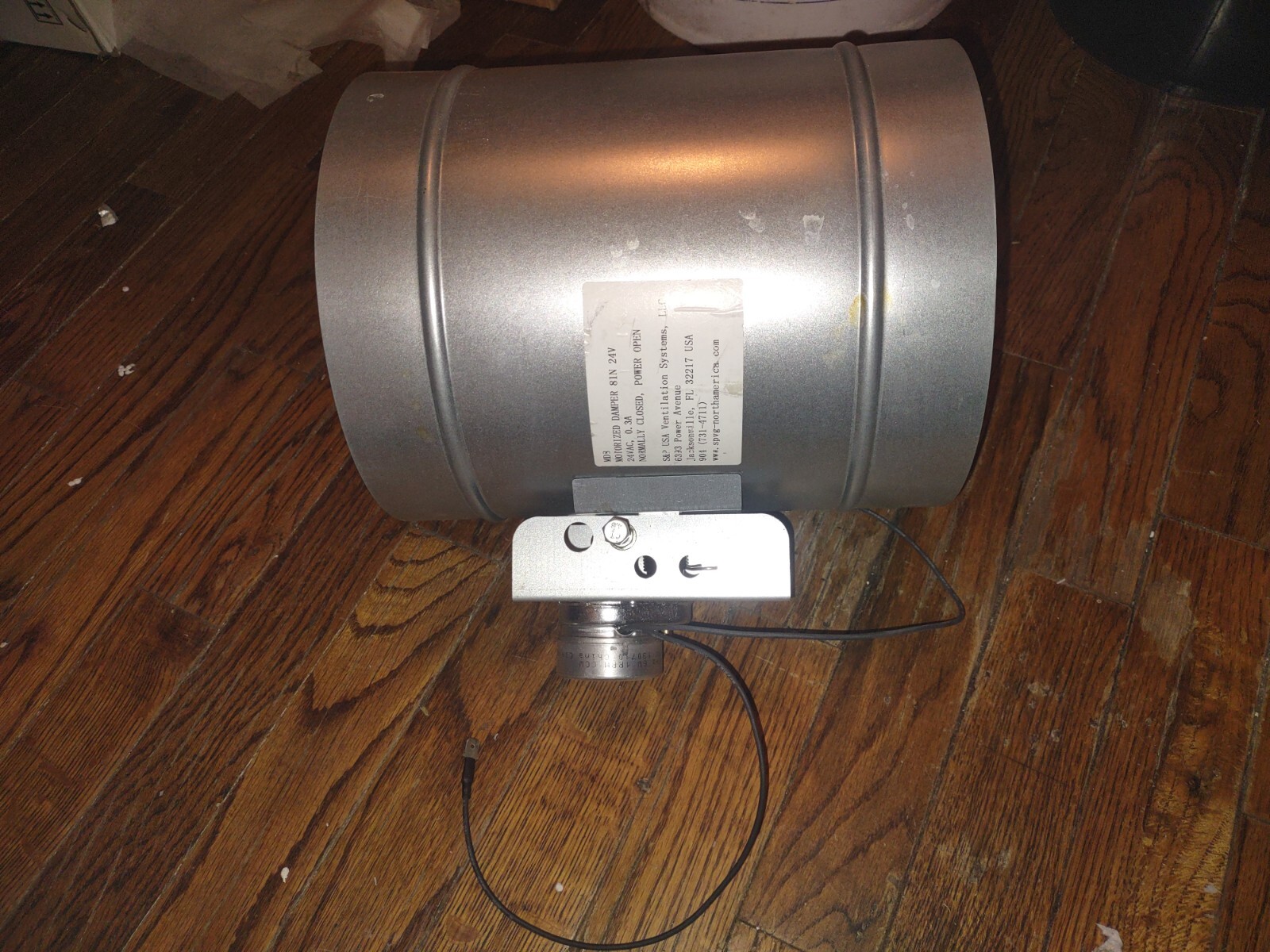 HVAC Motorized Electric zone control 24vac power damper damper 8 inch.