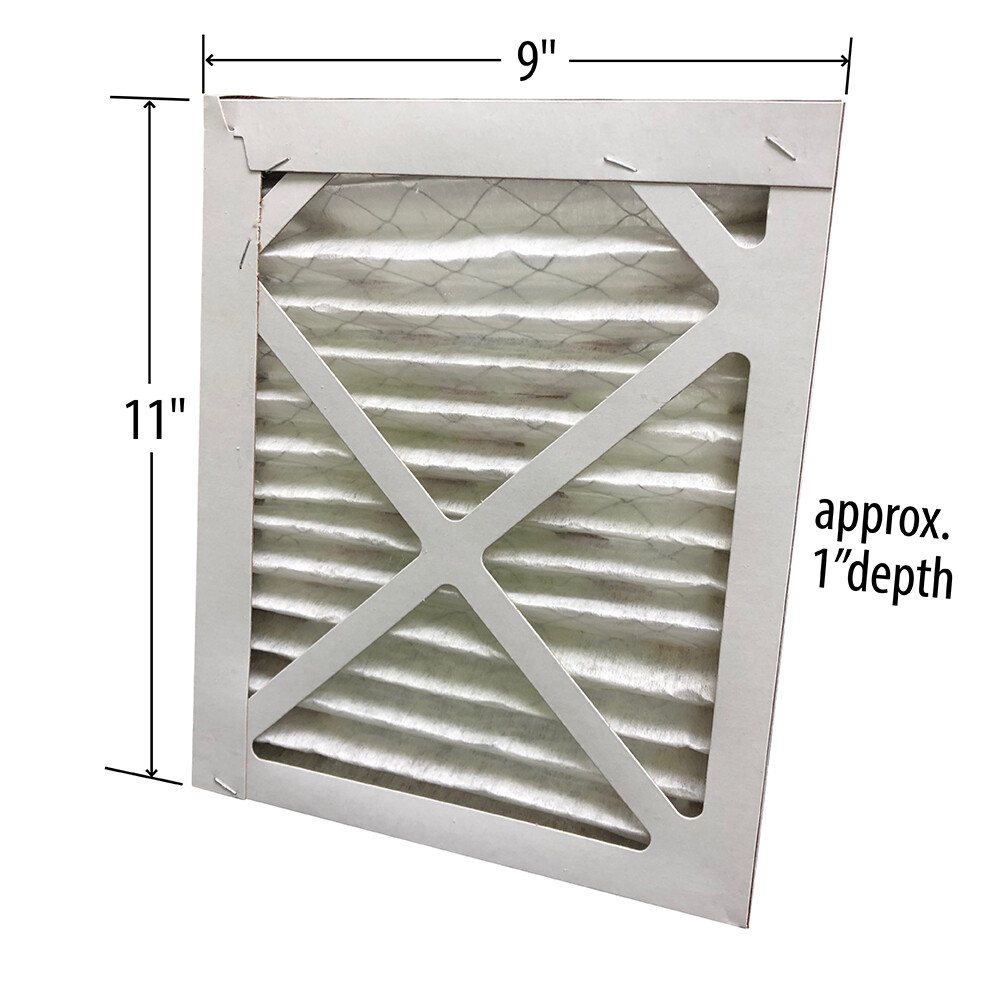 Santa Fe Replacement Filter – 9″ x 11″ x 1″ Dehumidifier Filter , 2-Pack