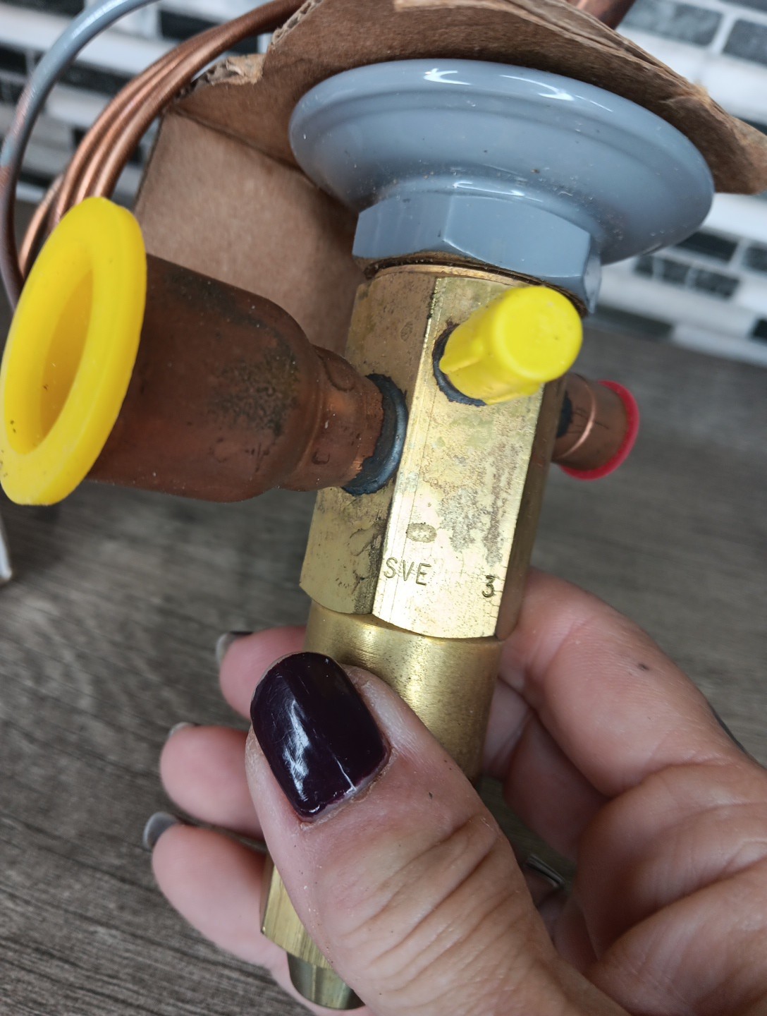 Expansion Valve SVE 3-C 1/2 x 7/8 ODF 5′ 1/4 ODF External Equalizer NOS Sporlan