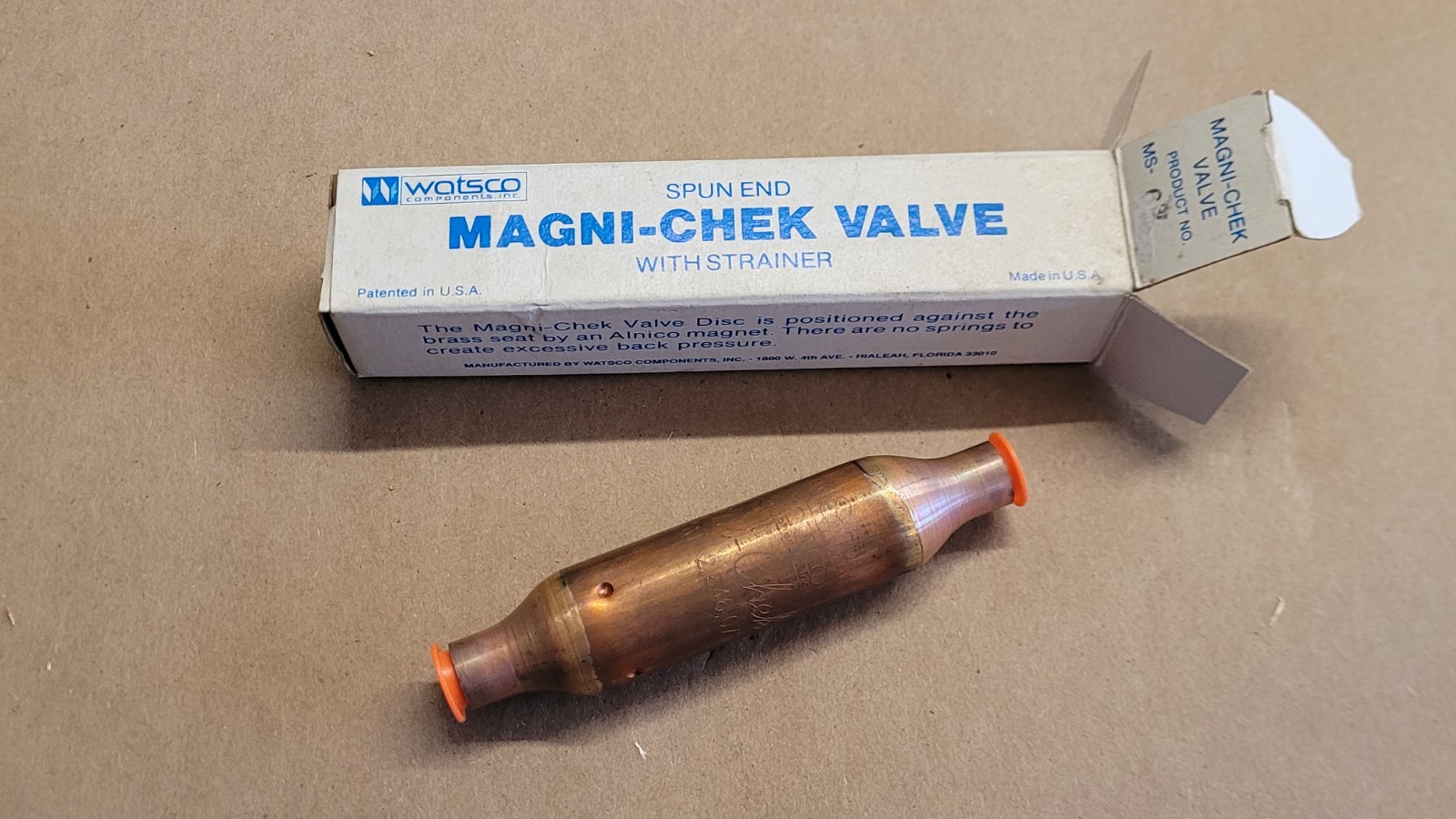 Watsco MS-6 3/8″ Magni-Chek Refrigeration Check Valve