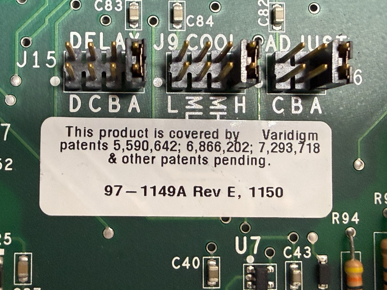 York Luxaire VARIDIGM 507820 Control Board VF4-1210 Rev.E