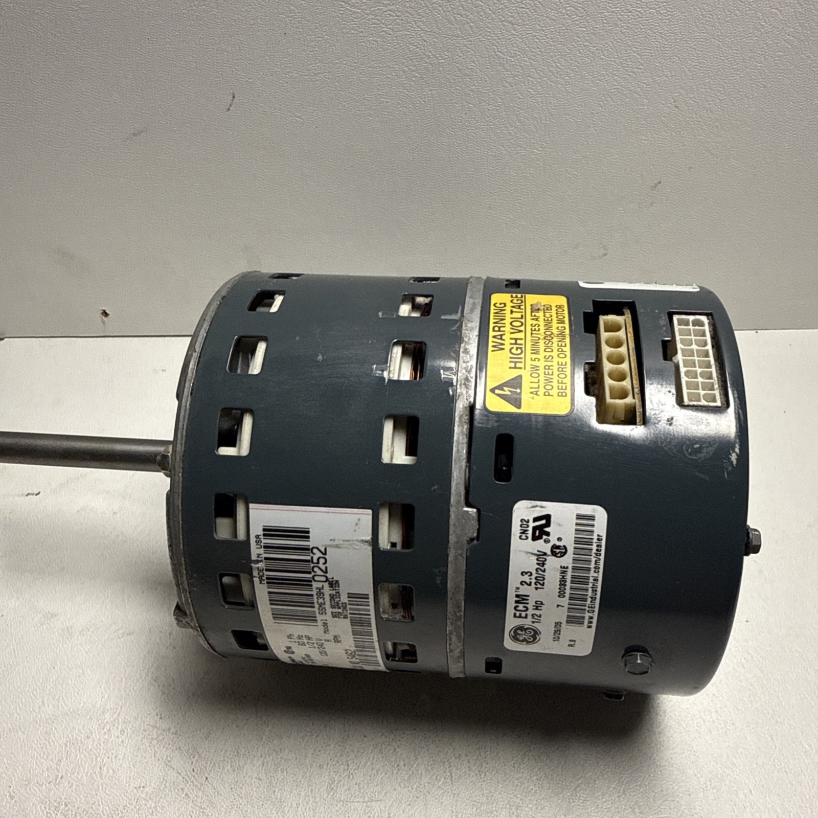 GE ECM Motor 5SME39HL0252 ECM 2.3 CN02 Rotation CCW D341314P04