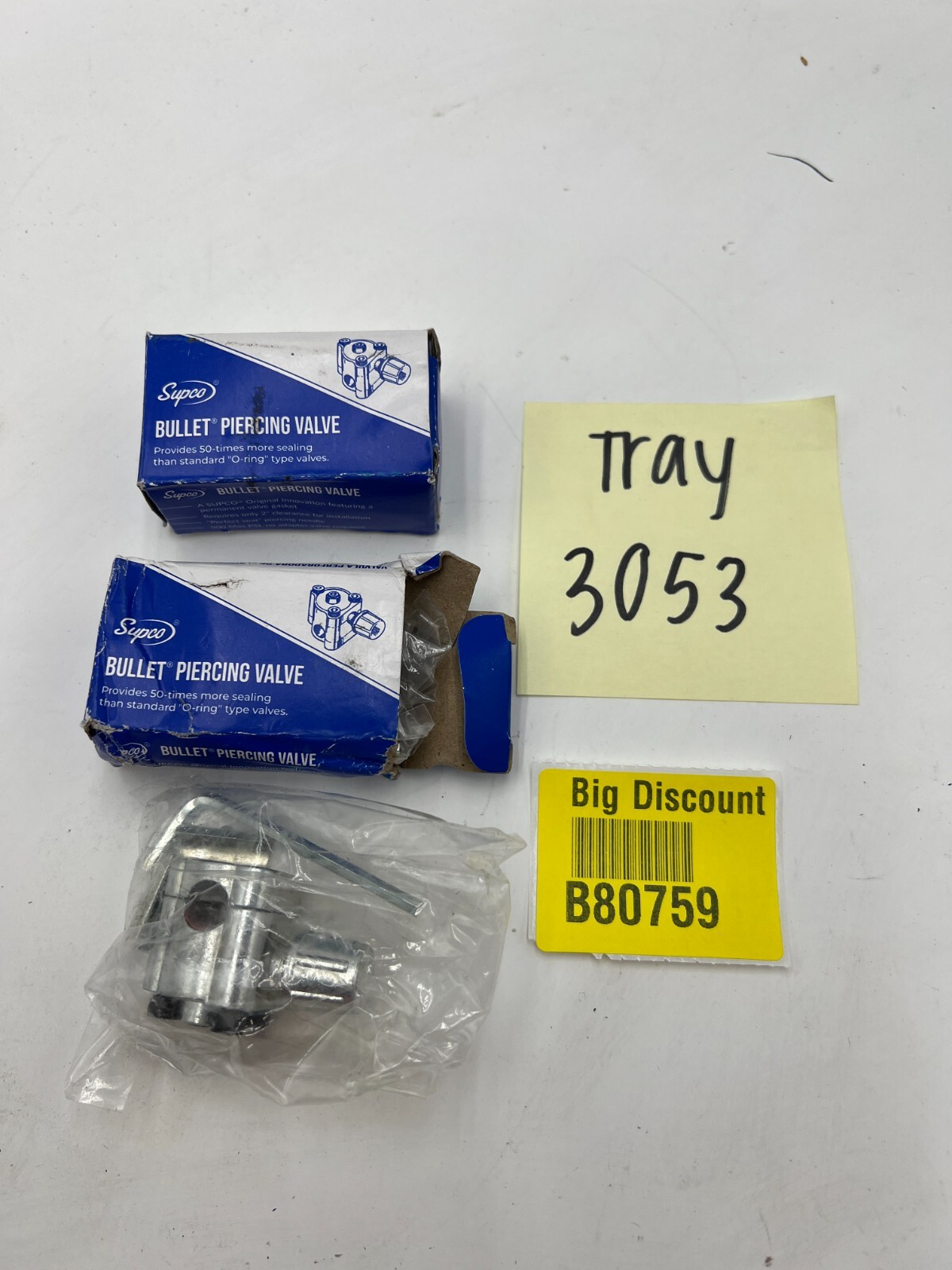 (QTY 2) Supco Bullet Piercing Valve 1/4″, 5/16 & 3/8″ O.D Tubing BPV31