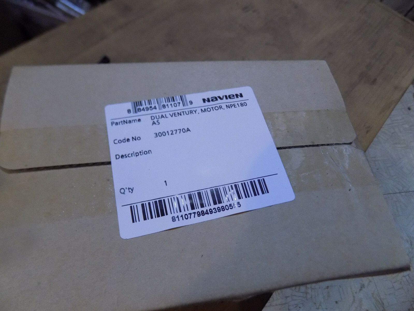Navien 30012770A Dual Ventury Motor NPE180 AS in sealed box