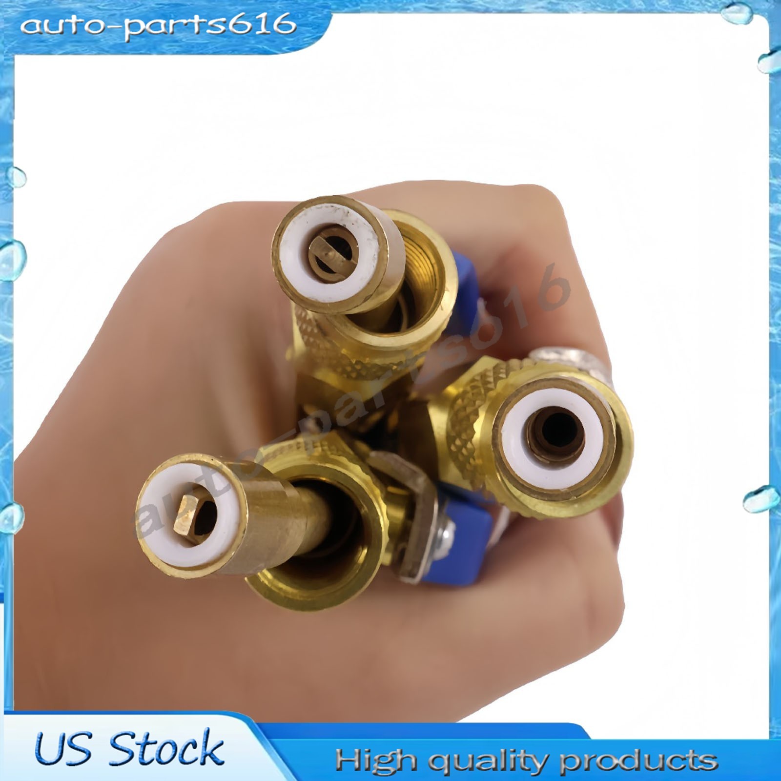3Pack 29986 For R-410A Refrige Plus II 1/4″ Hose with Compact Ball Valve 72″ NEW