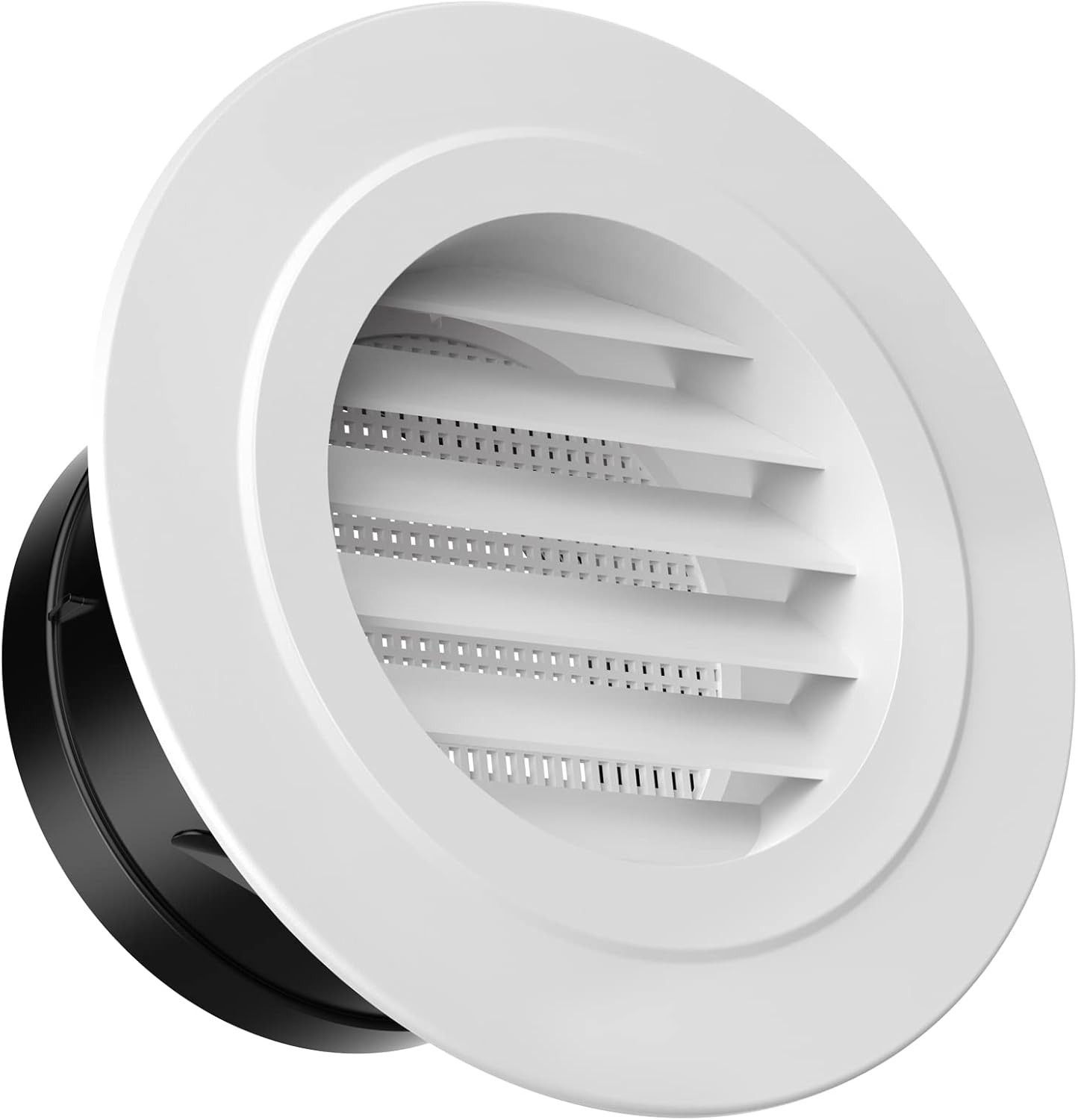 4-Inch Round Soffit Vent Cover with Fly Screen – Ideal for Bathroom & Kitchen