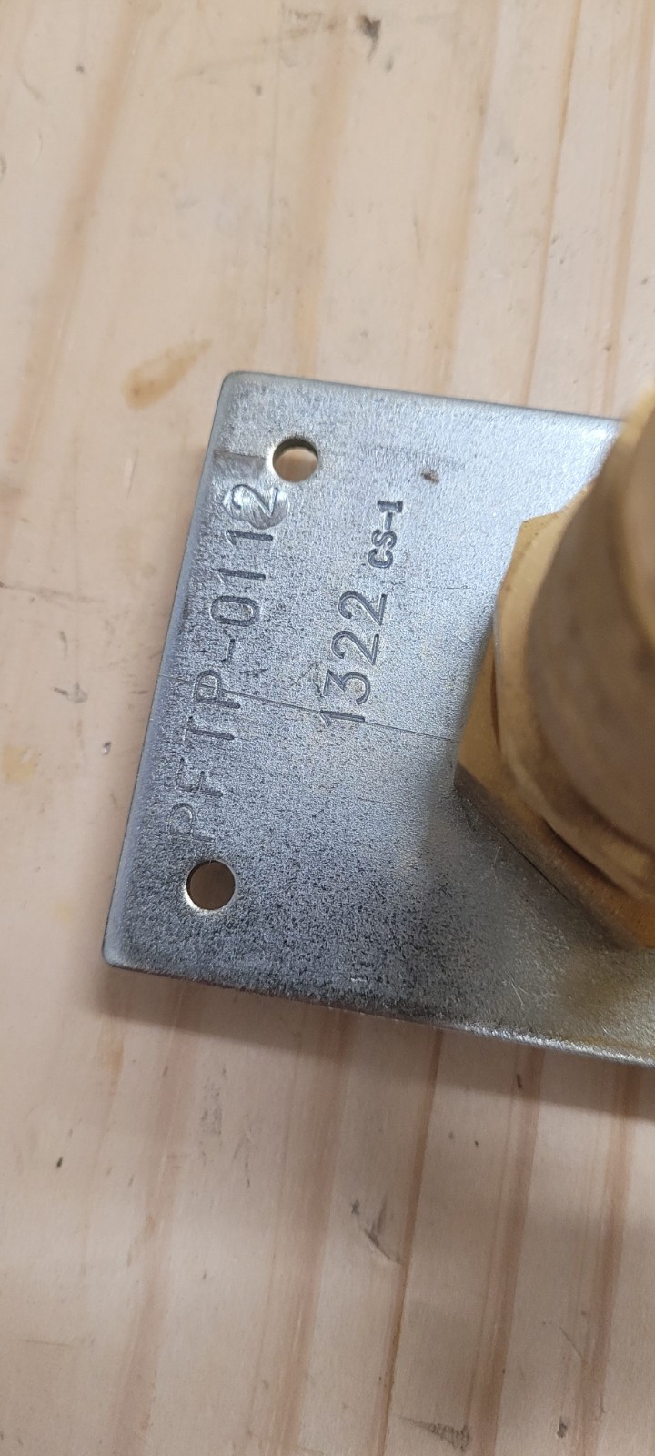 Pro-Flex PFVT-3406 Termination Plate w/ 3/4in (MIP x CSST) Gas Ball Valve