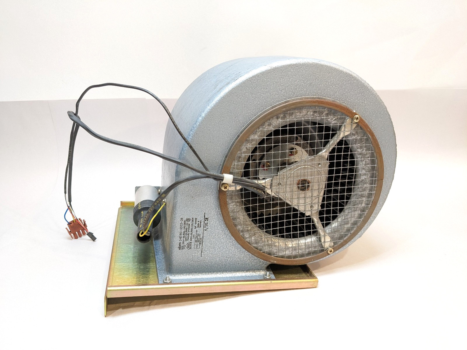 ebm Papst D4E180-GD03-26 Centrifugal Blower Fan 230V 235/280W Thermally Protecte