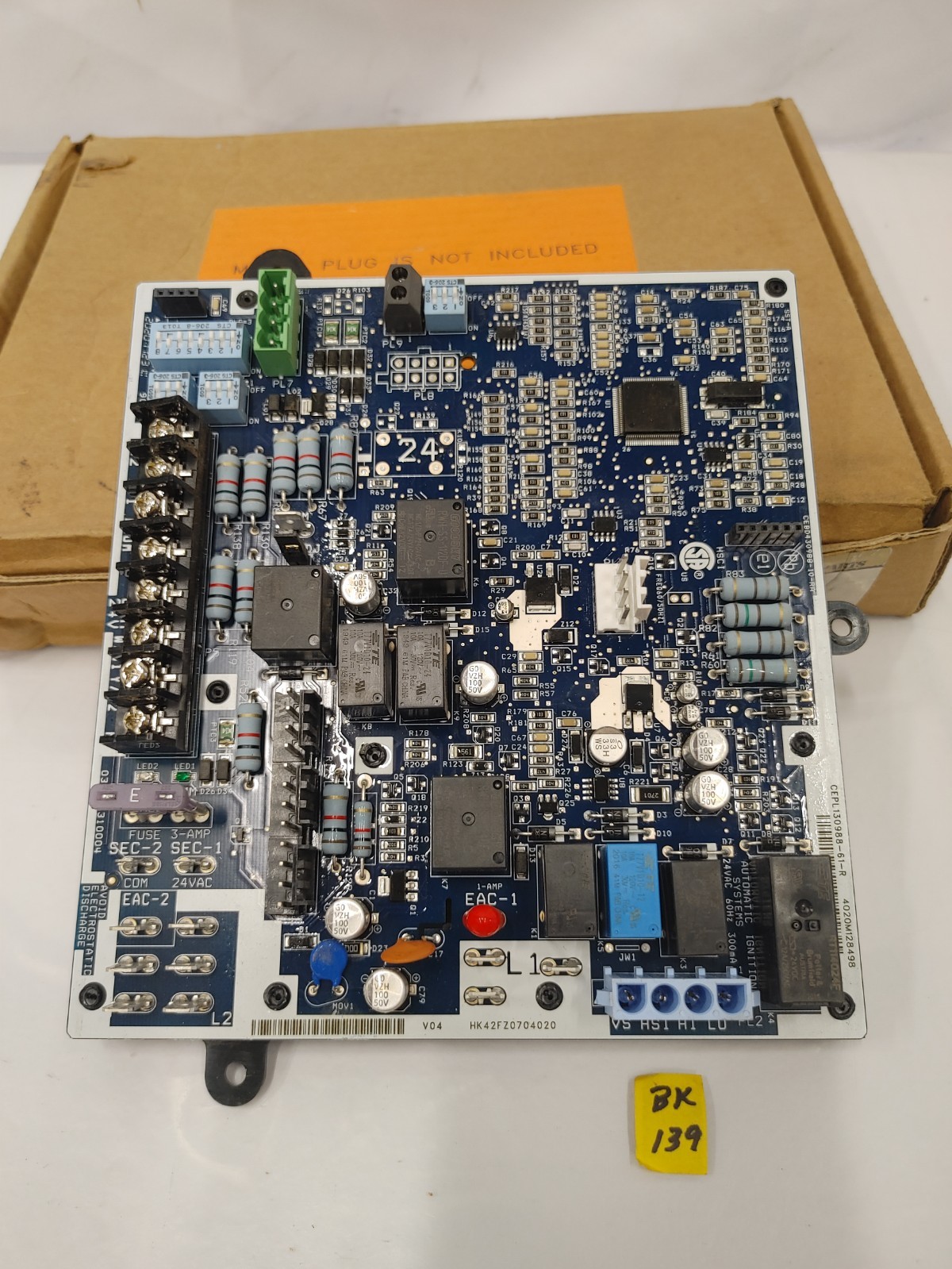 CARRIER BRYANT- HK42FZ0921223 Furnace Control Board CEPL130988-61-R HK42FZ0