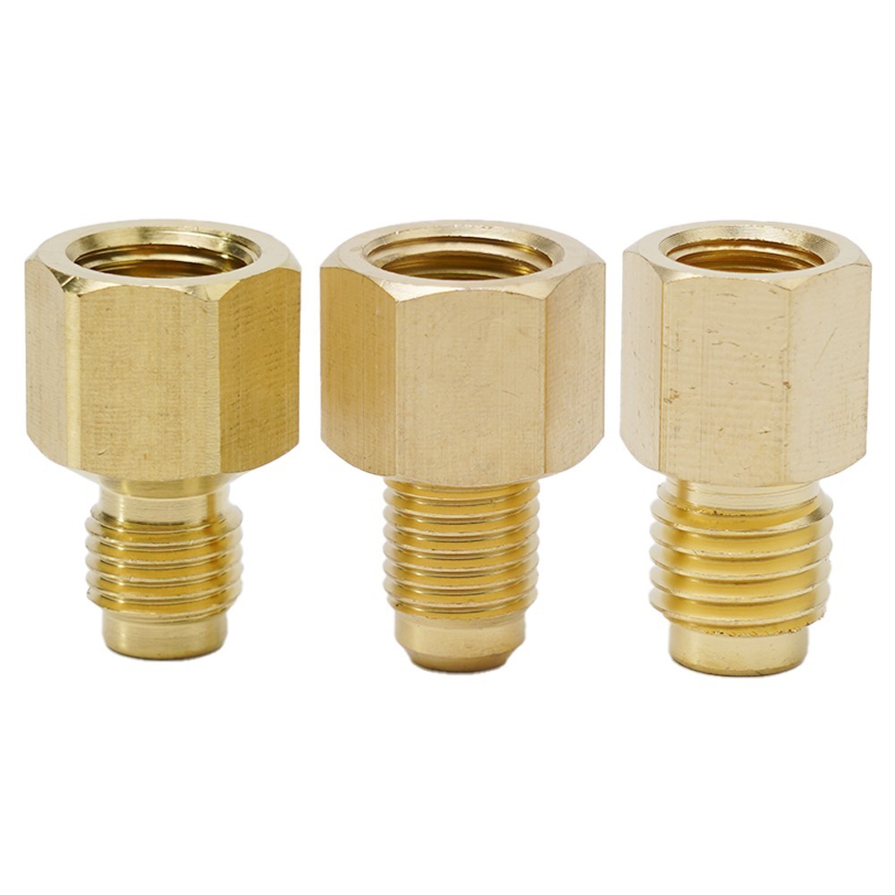 3pcs Vacuum Pump Adapter For R134a R12 R22 R410a Hvac Service High Quality